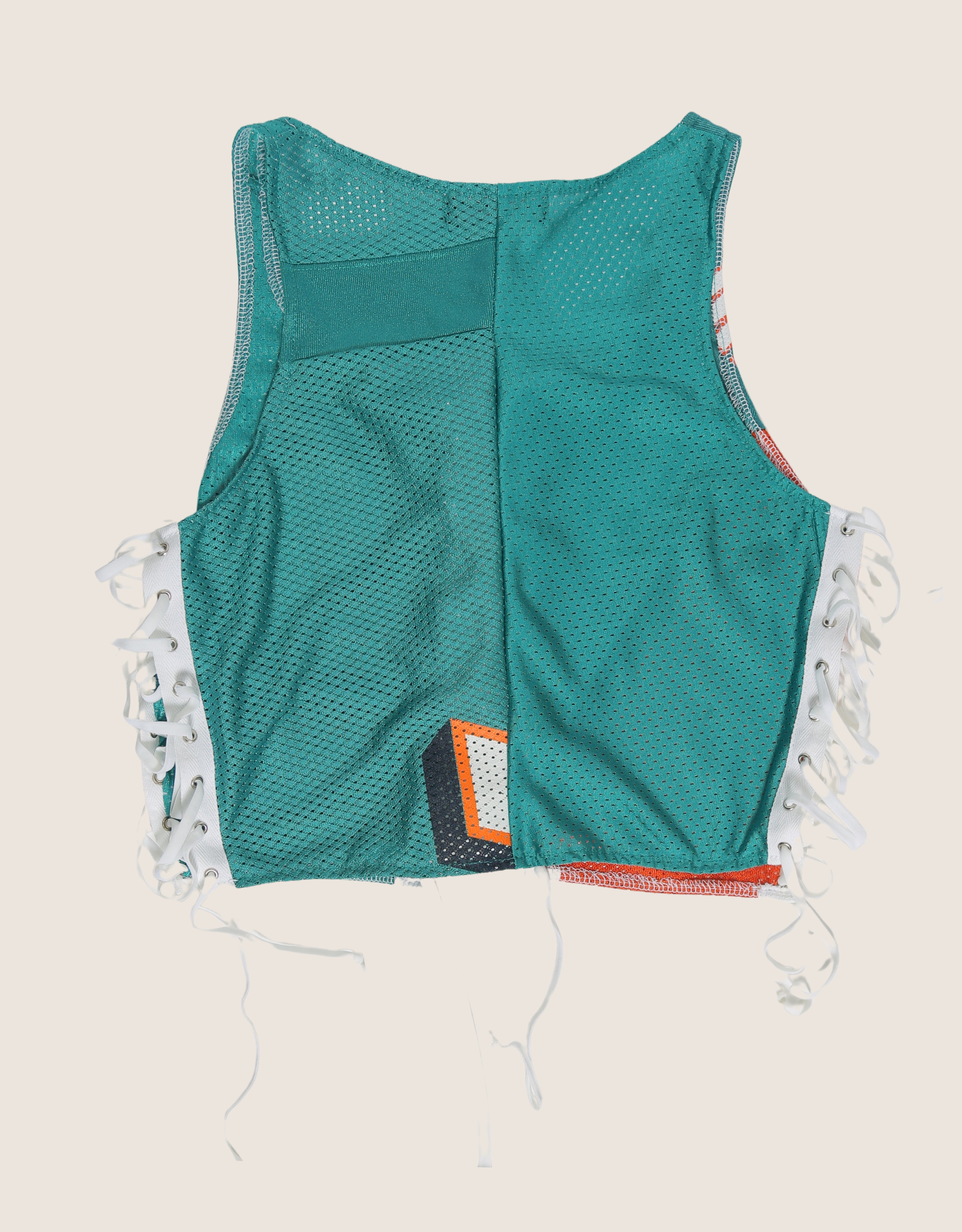 dolphins all laced up reworked tank