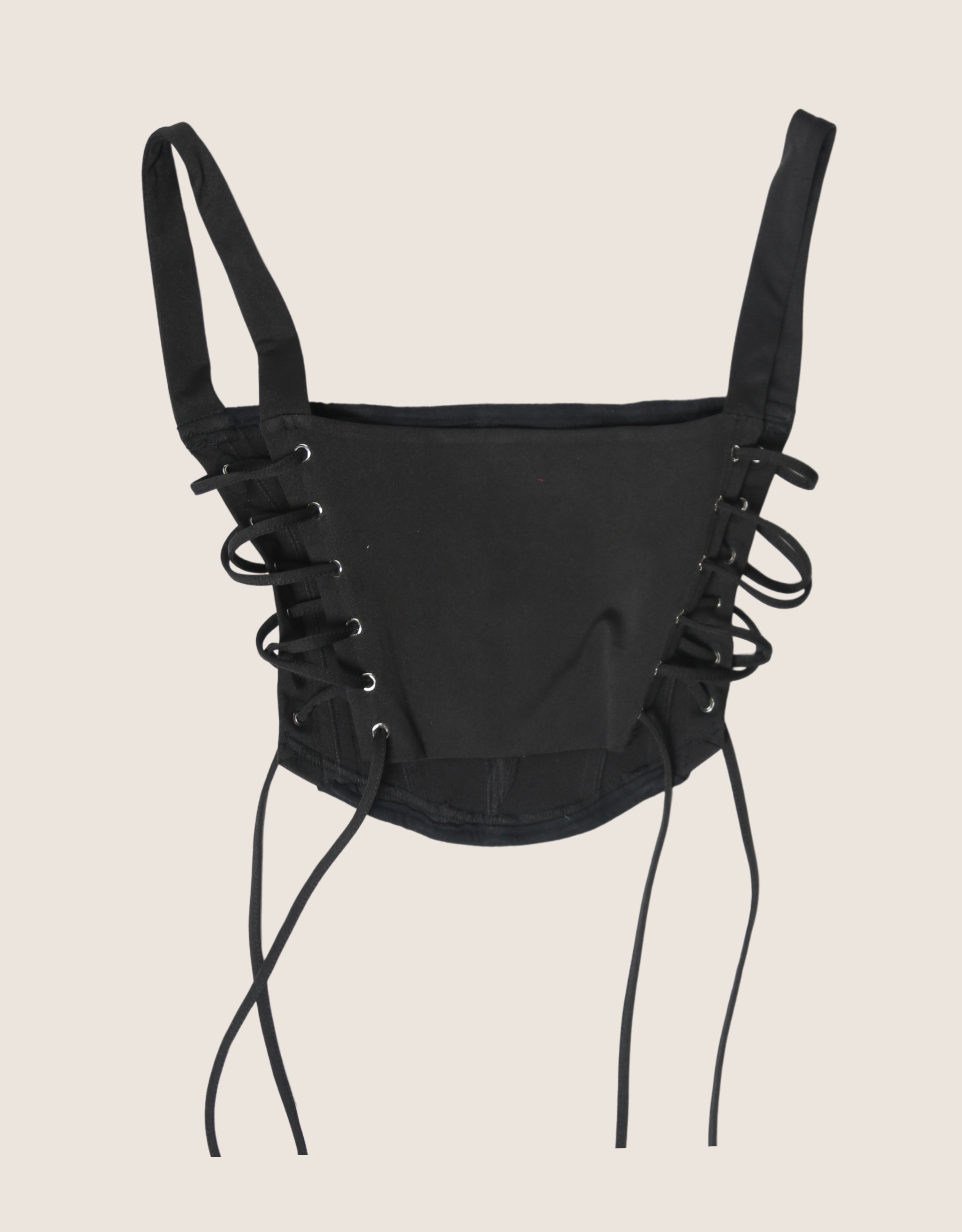 monster side lace cropped corset (S)