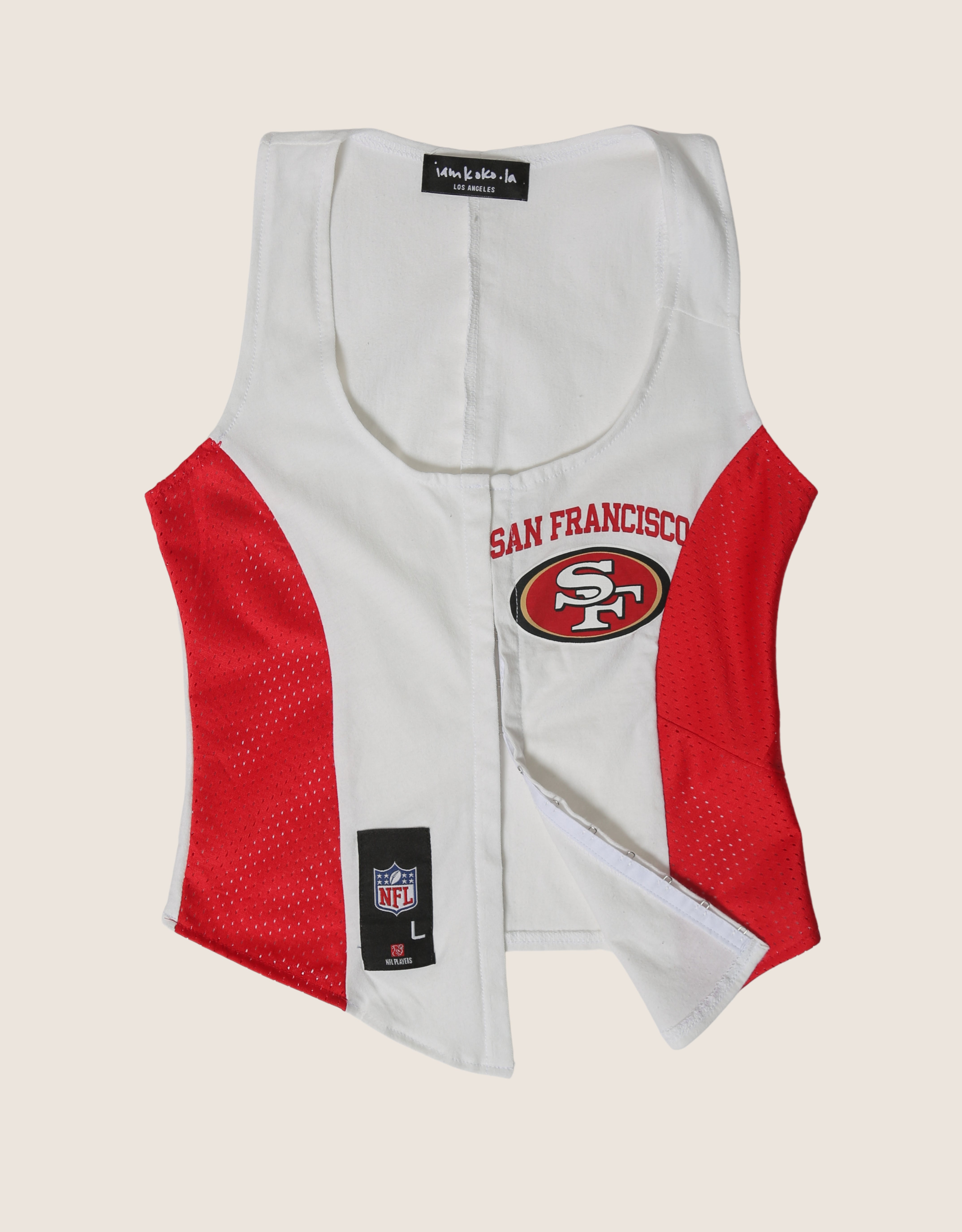 49ers hook and eye tank