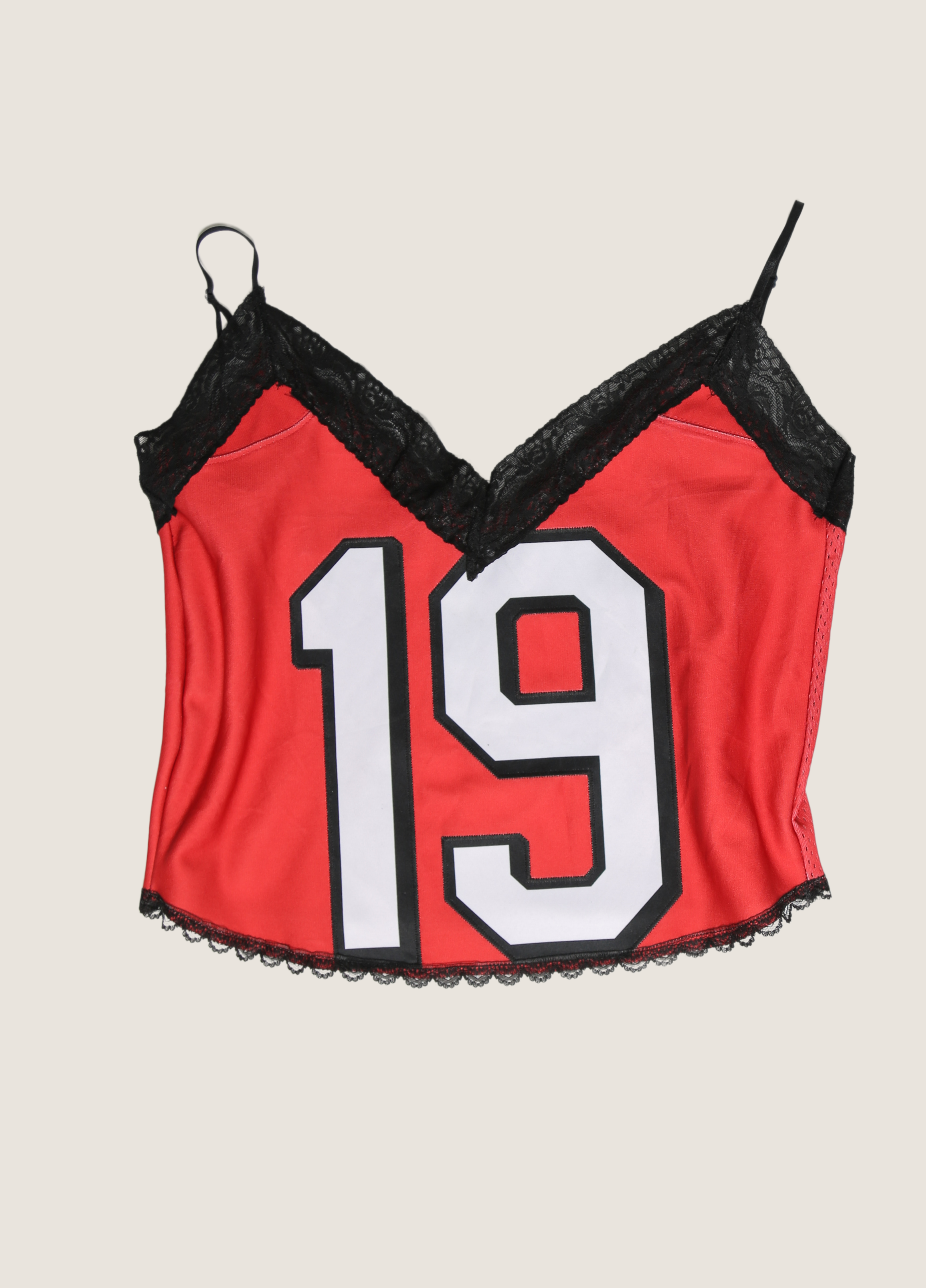 #19 lace trimmed tank