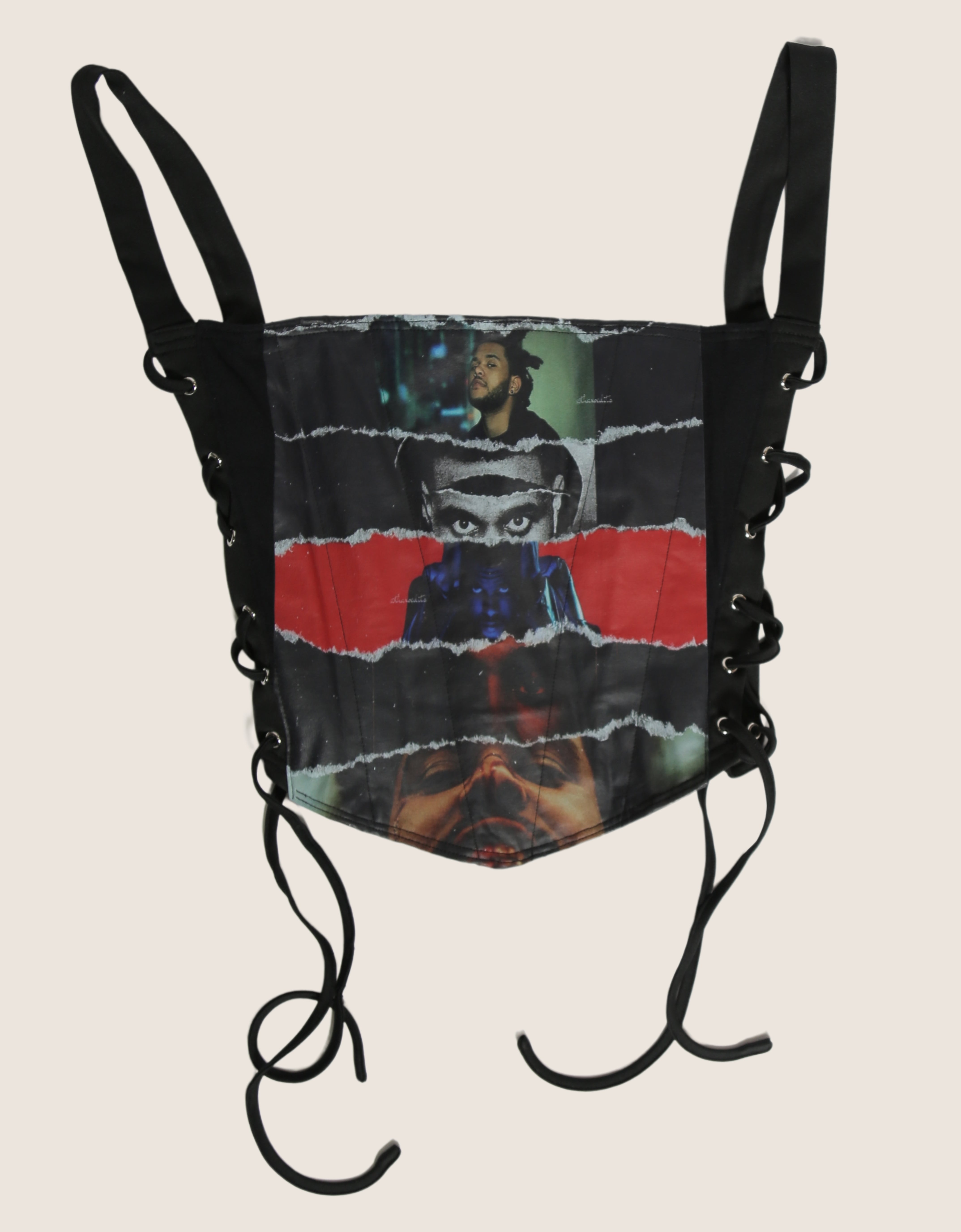 custom The Weeknd all albums side lace up corset