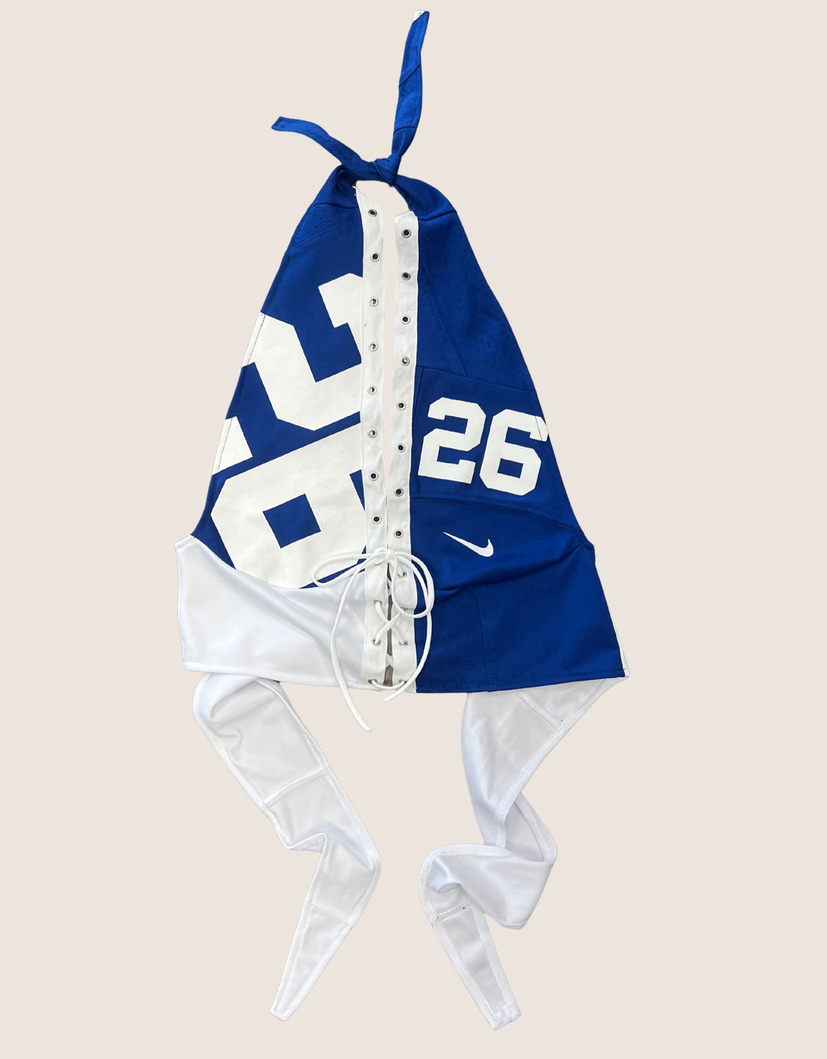#26 jersey plunge halter top (M)