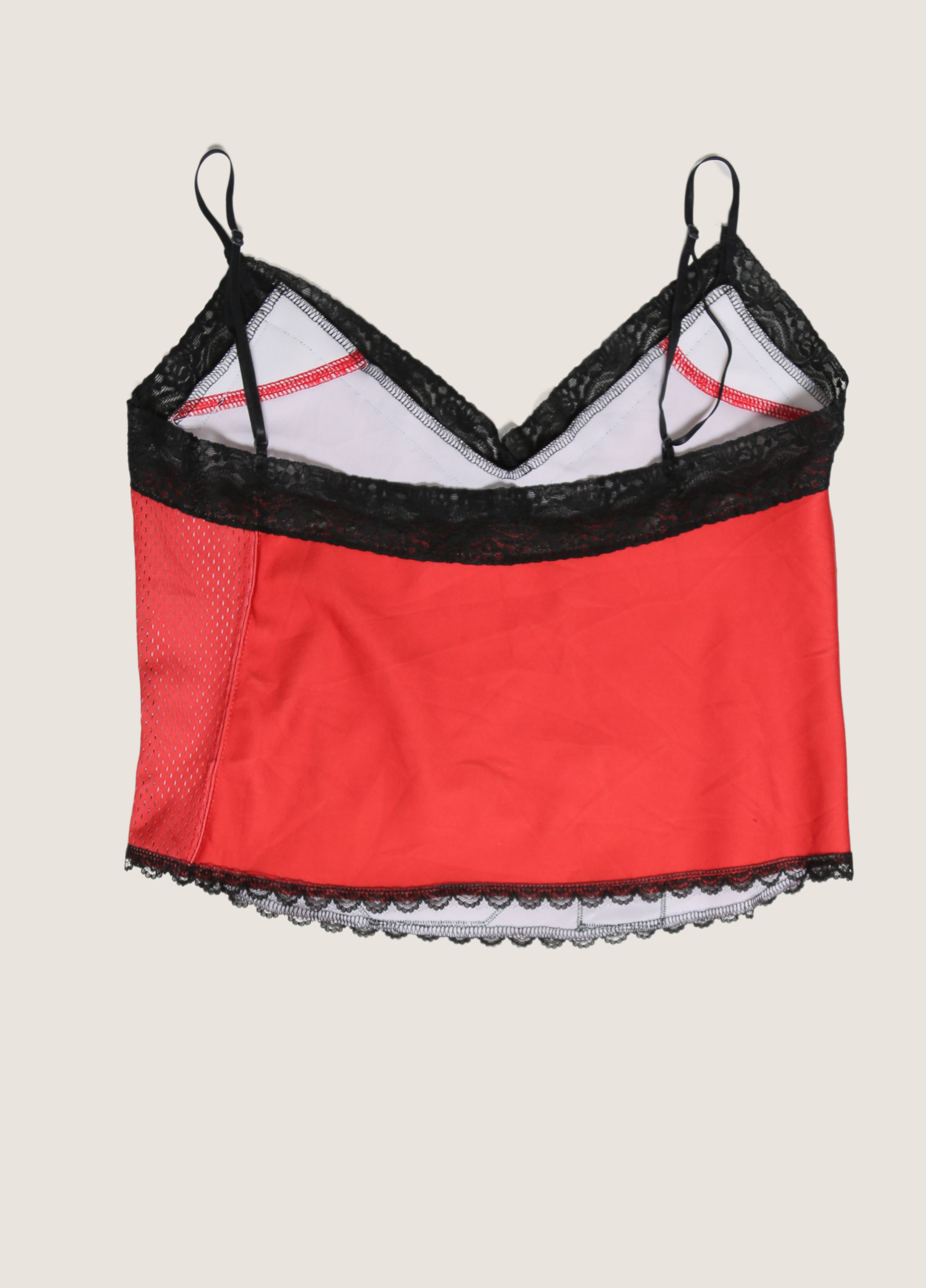 #19 lace trimmed tank