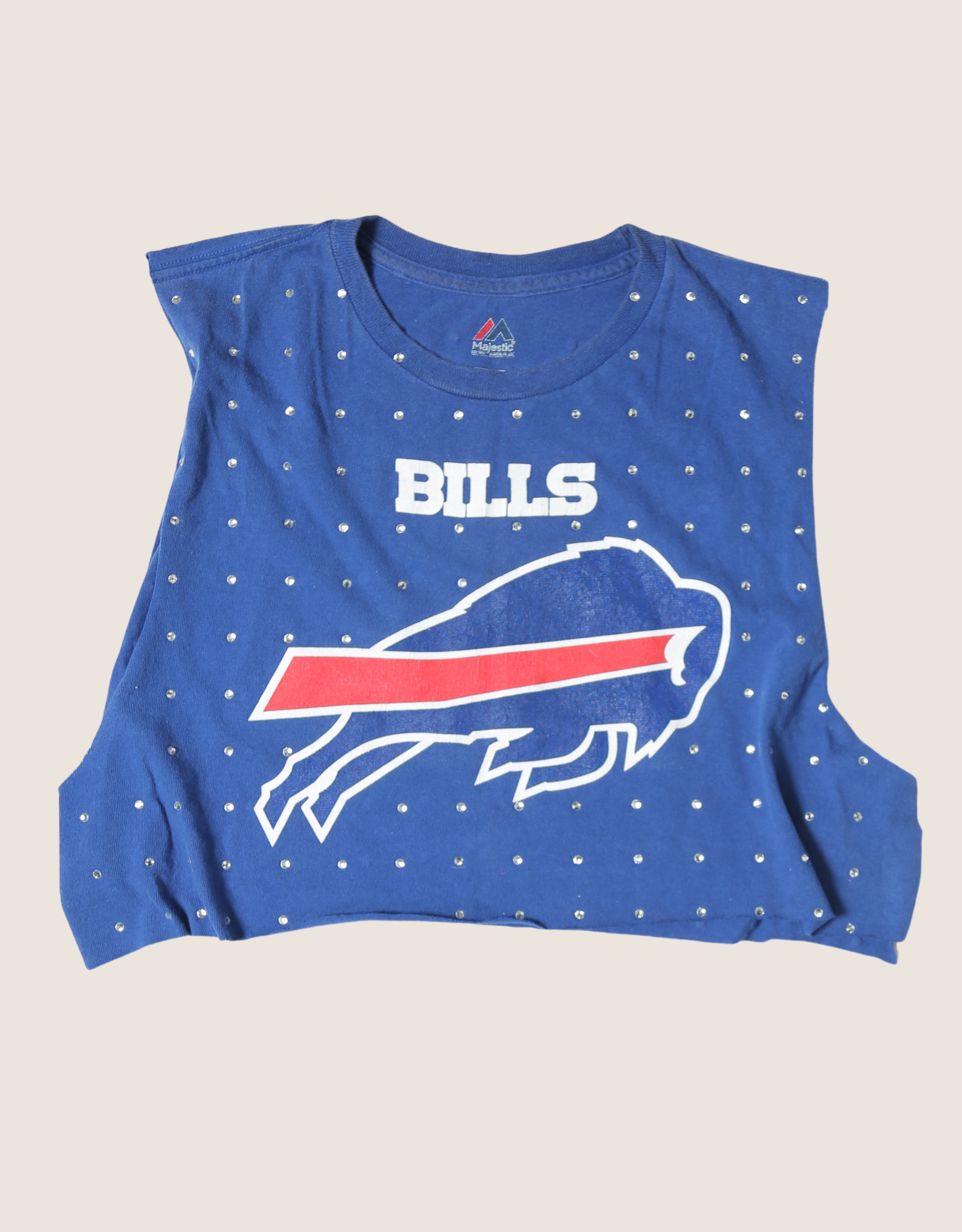 buffalo bills rhinestone muscle tank