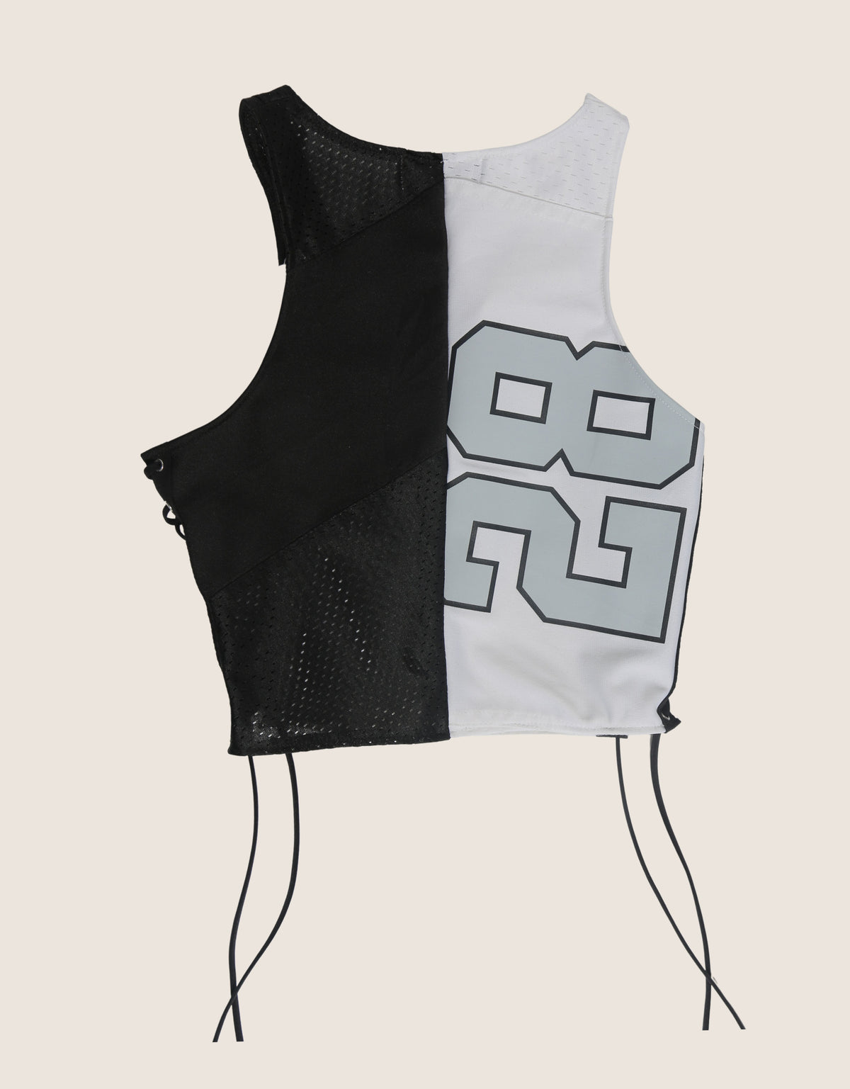 #28 hook and lace cropped tank (S)