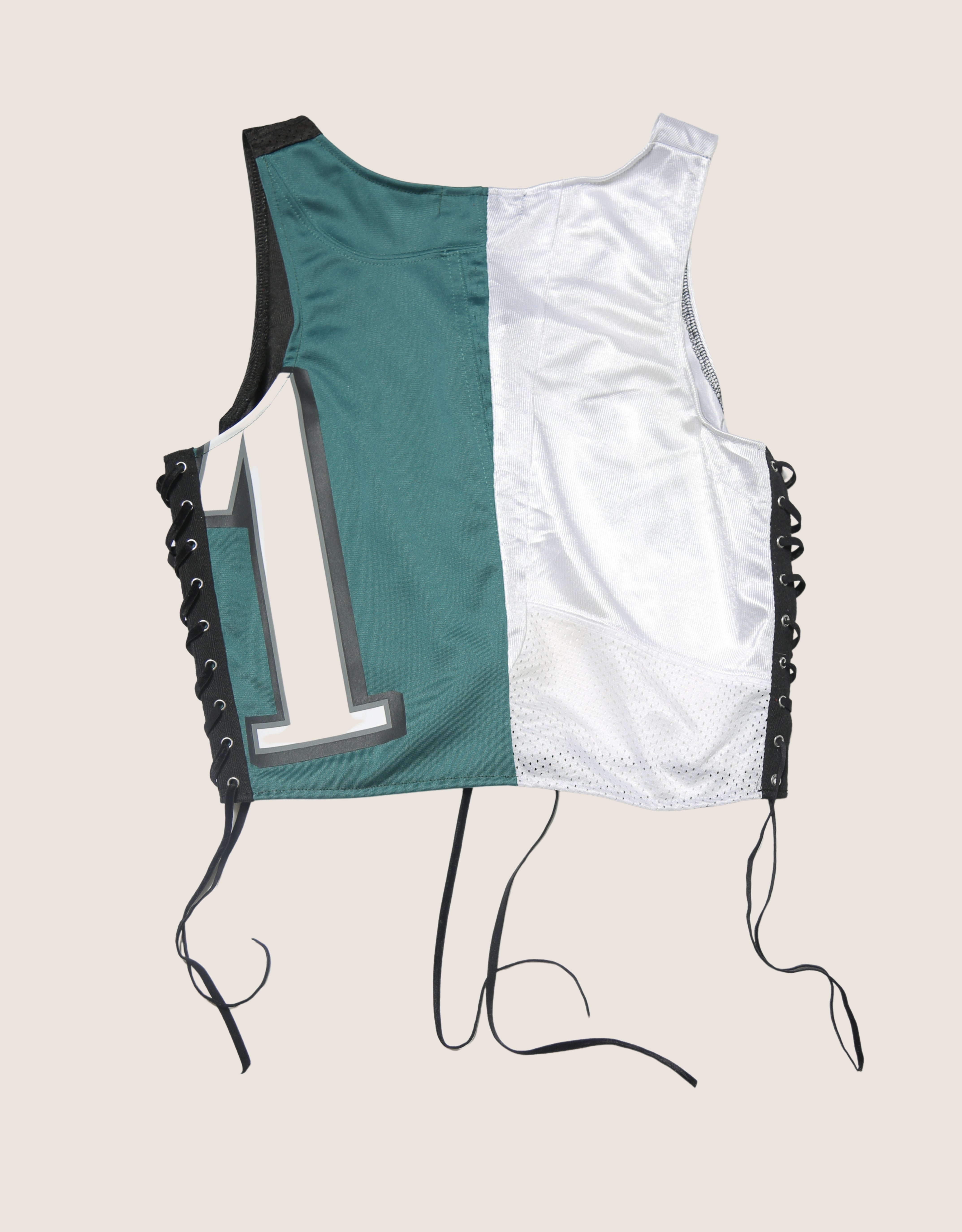eagles #1 all laced up reworked tank (medium/ large)