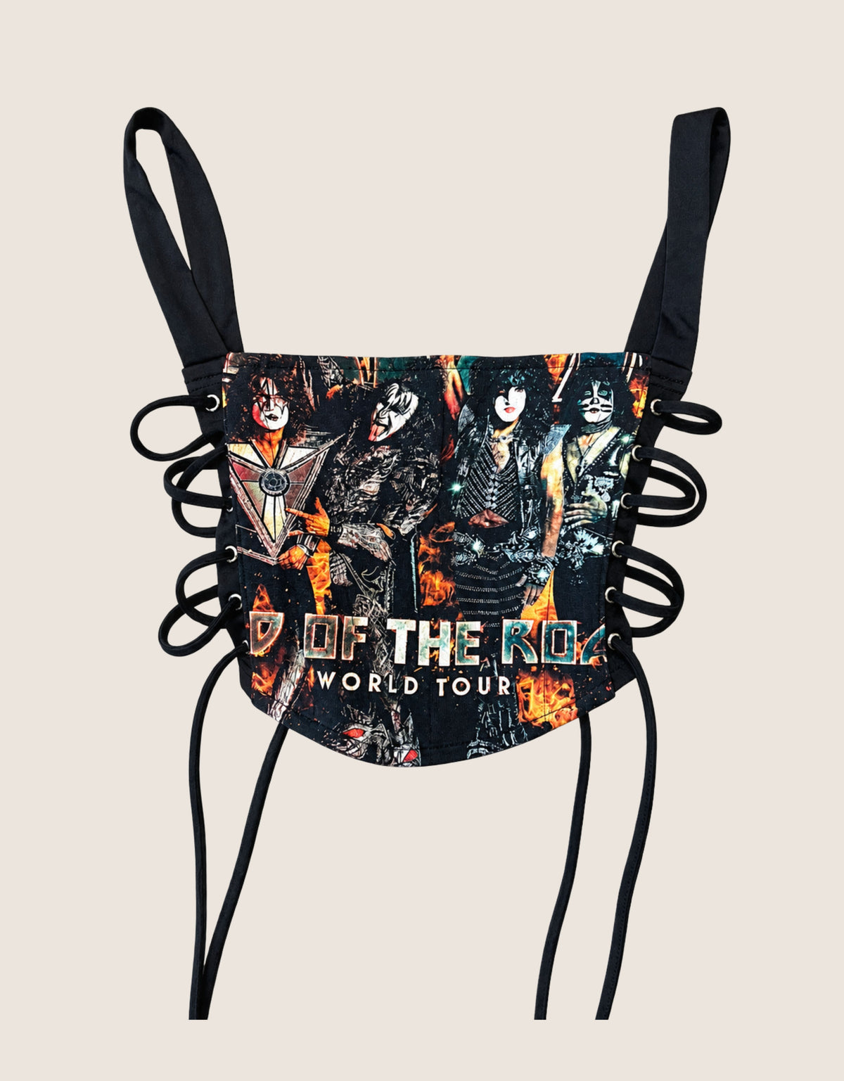 kiss reworked cropped corset with matching shrug (S)