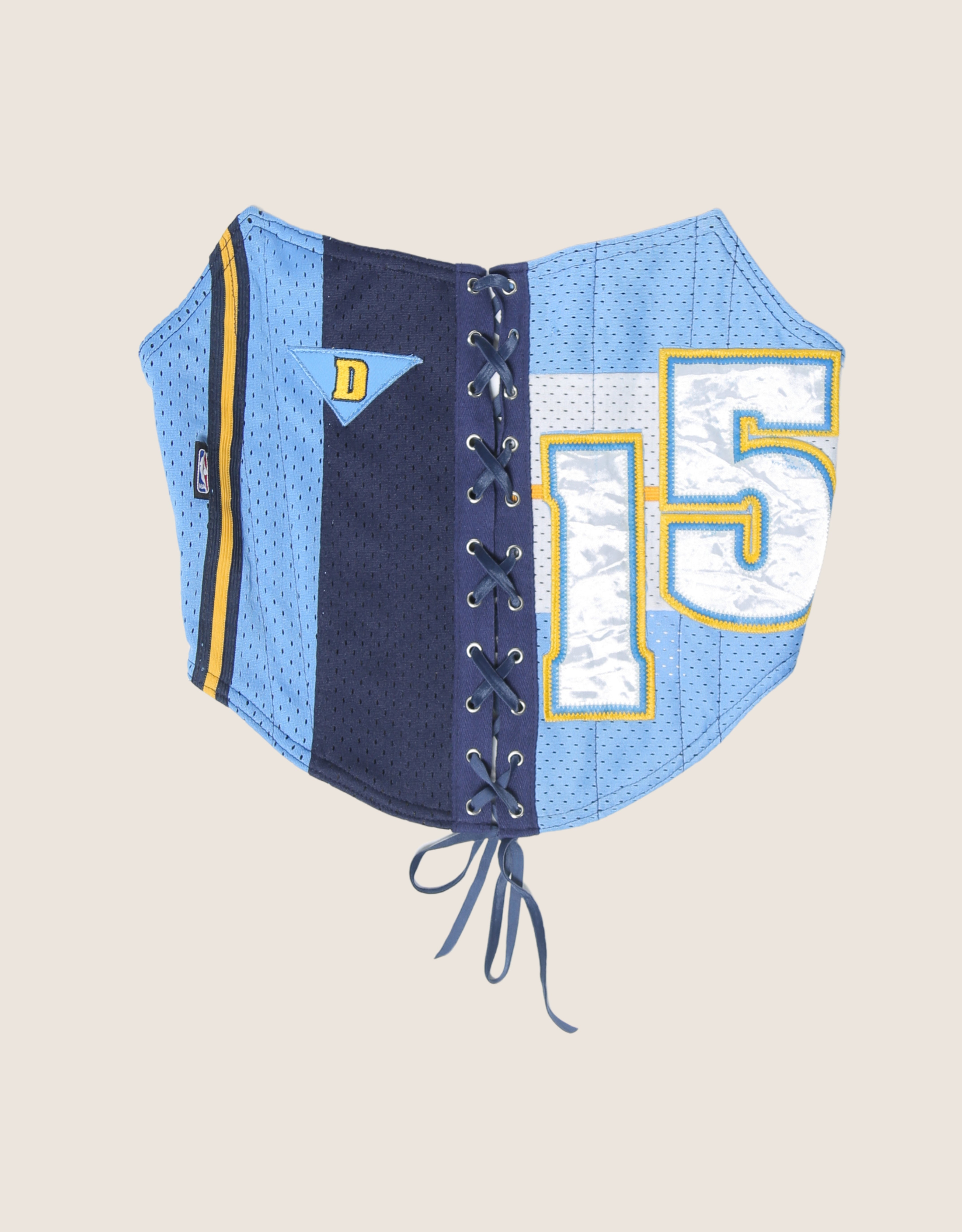 denver nuggets strapless lace front corset (s)