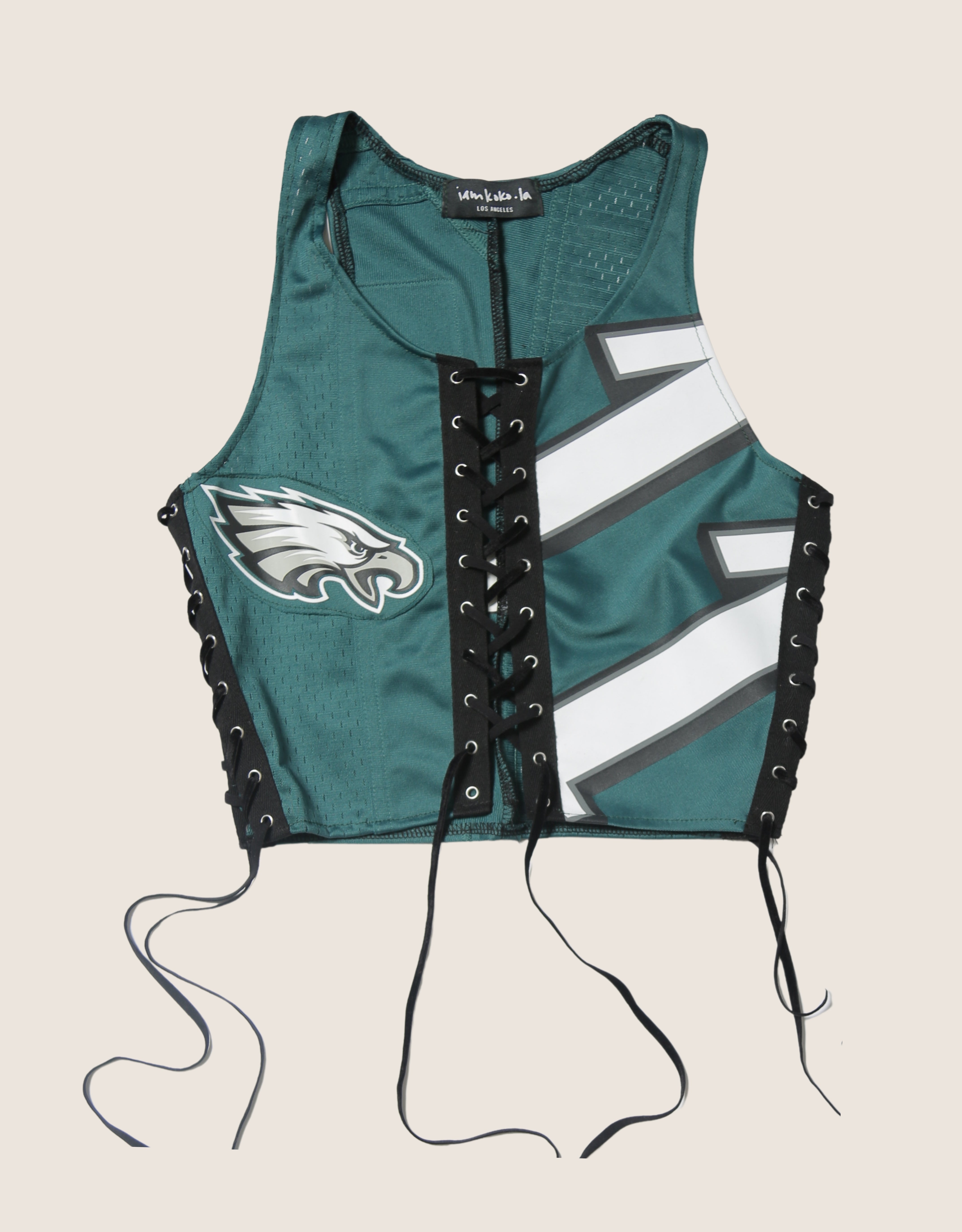 eagles #11 all laced up reworked tank (xs/s)