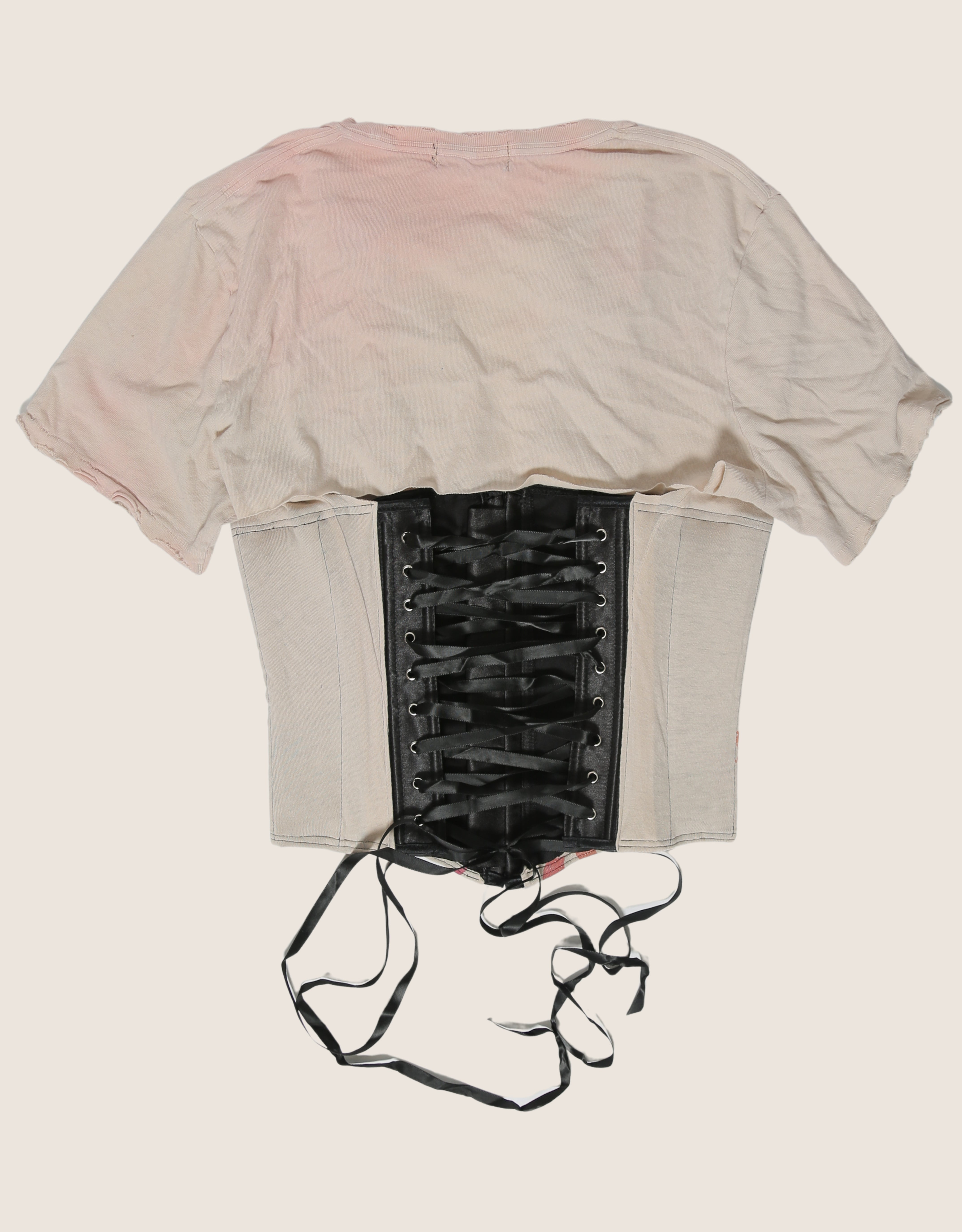 acdc reworked snap corset tee