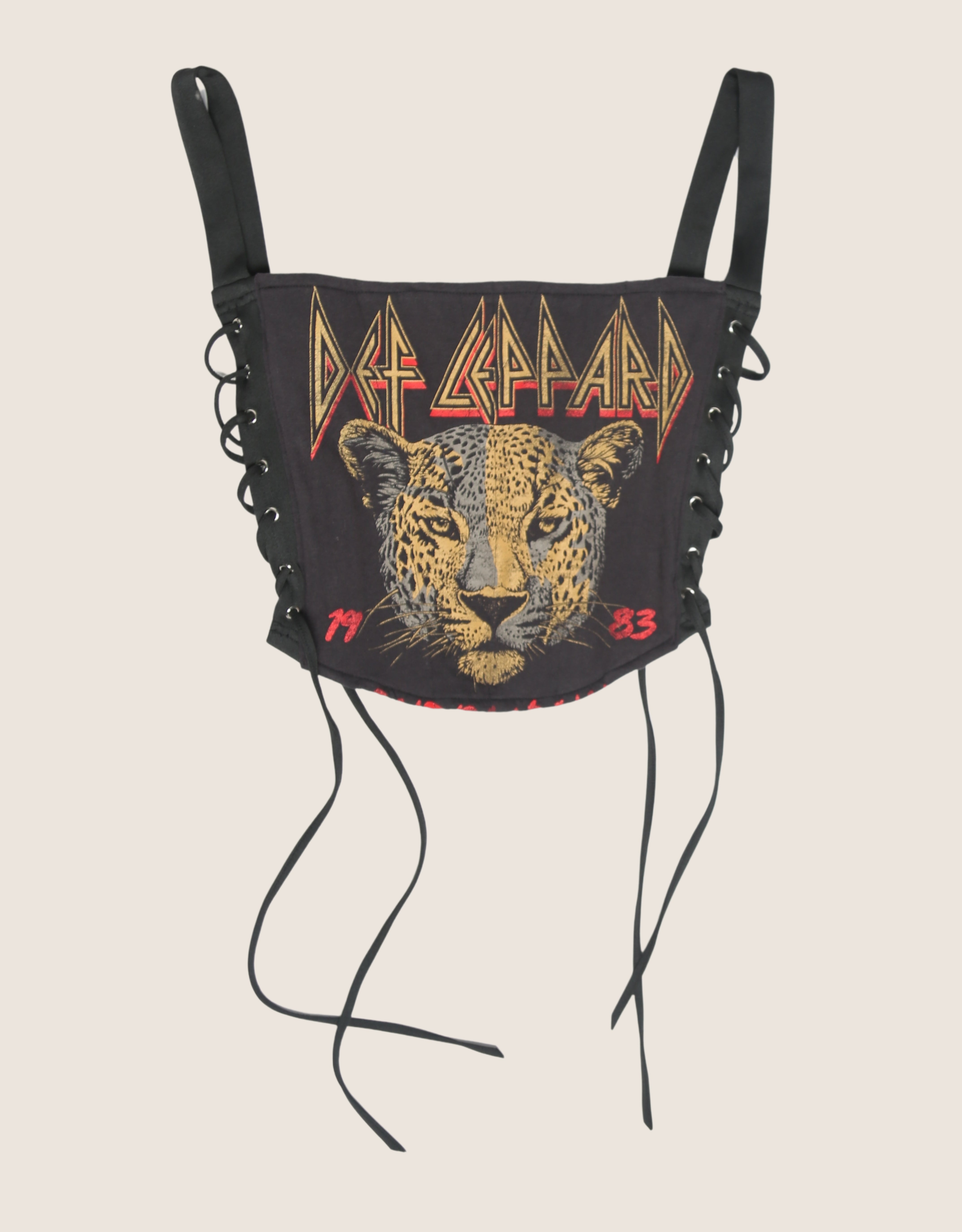 def leppard side lace full lengh corset (M/L)