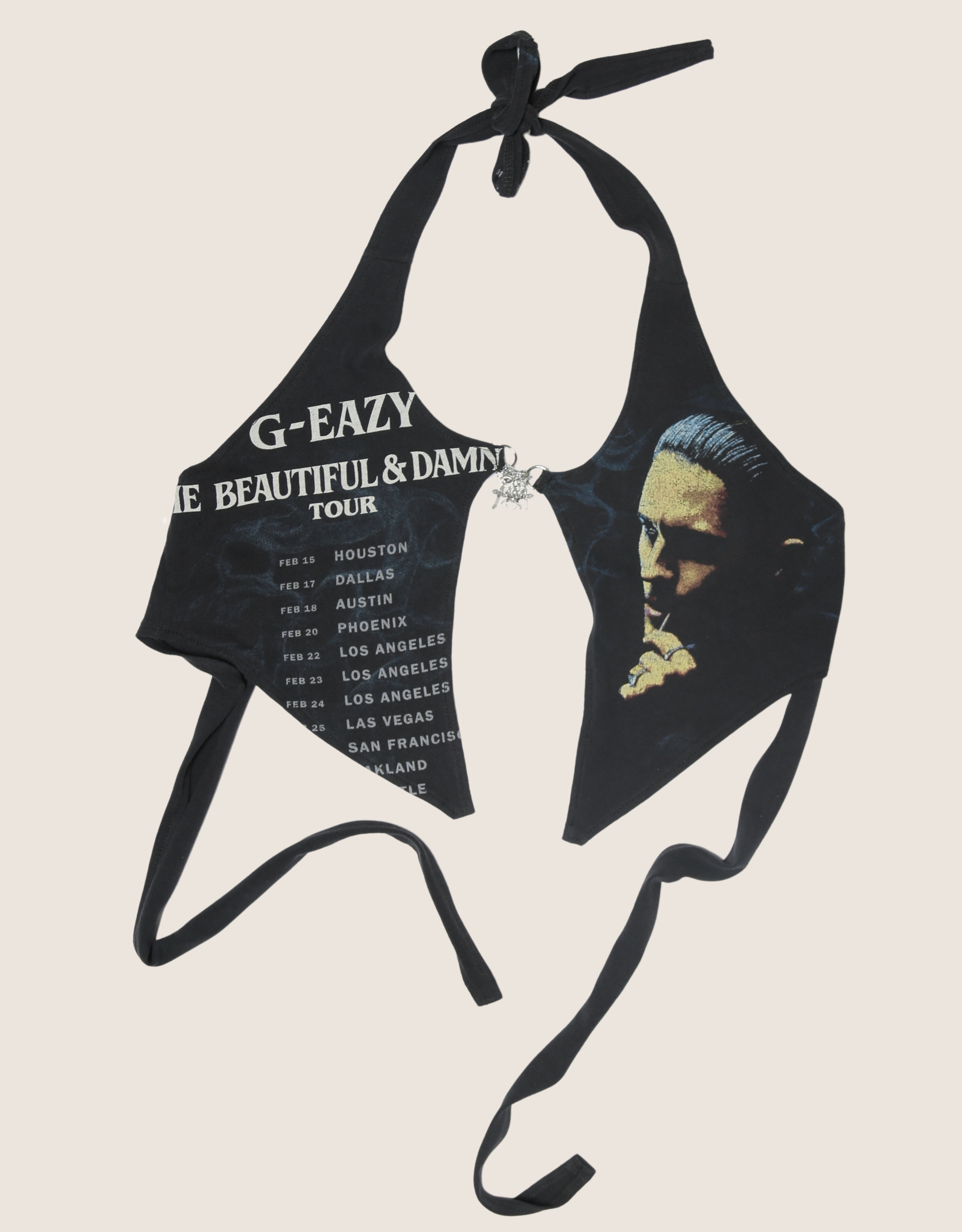 g eazy charm front halter top