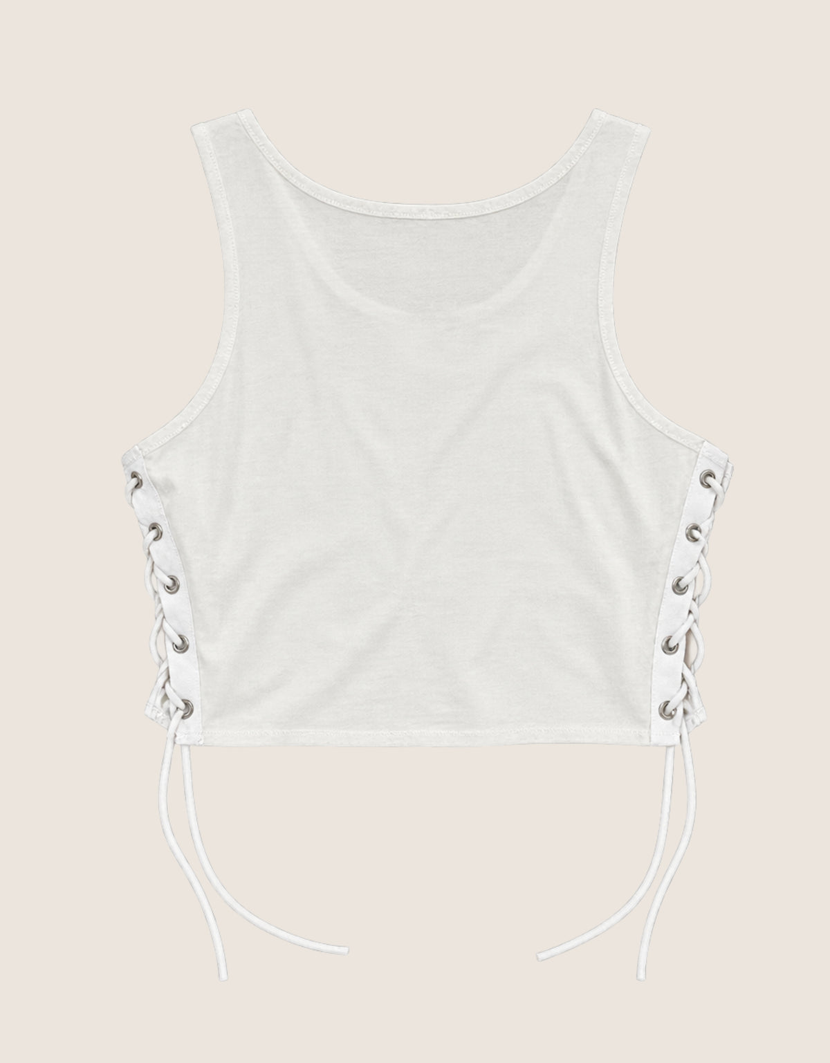led zeppelin hook and lace cropped tank (M/L)