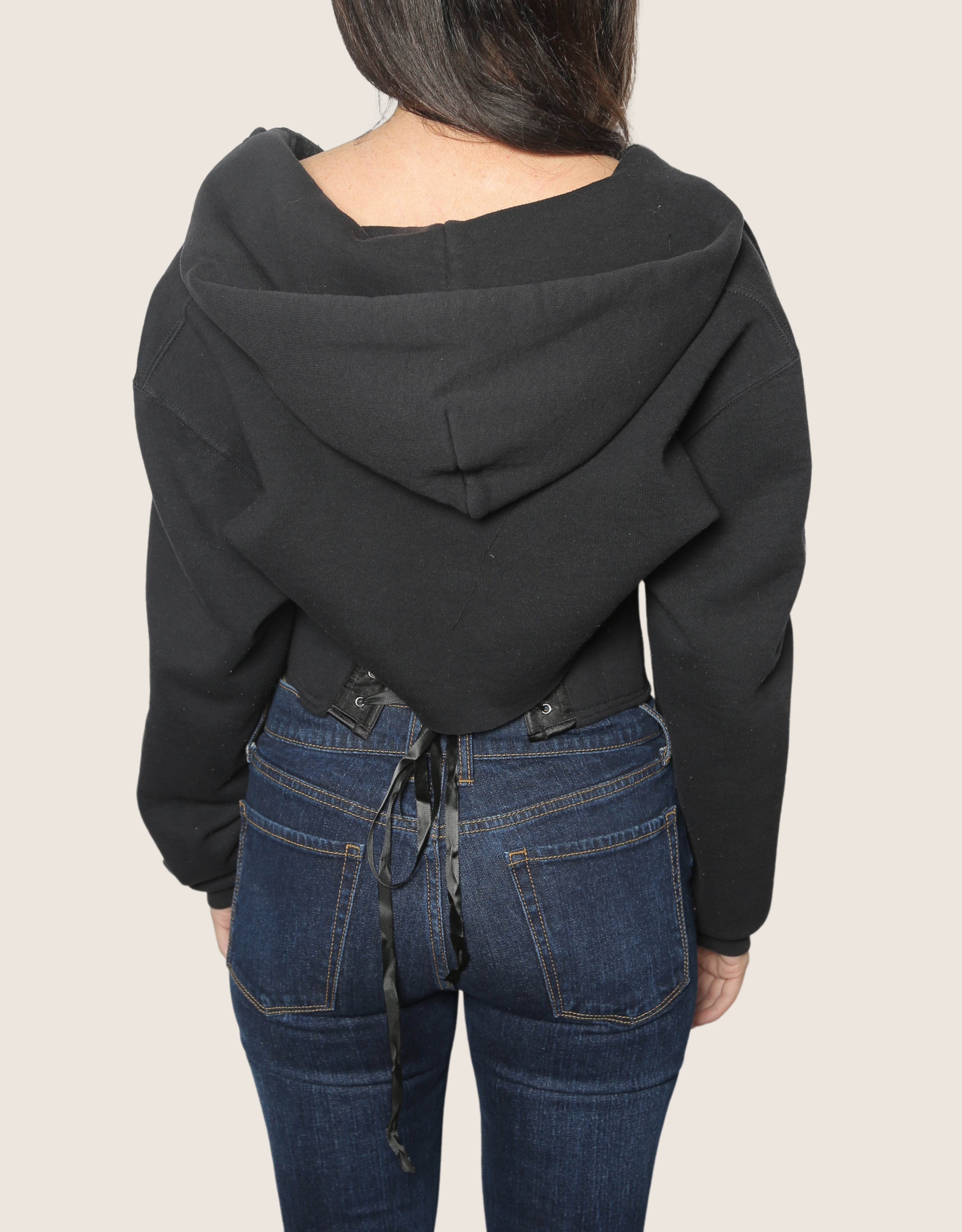 USC reworked snap corset sweatshirt (small/med)