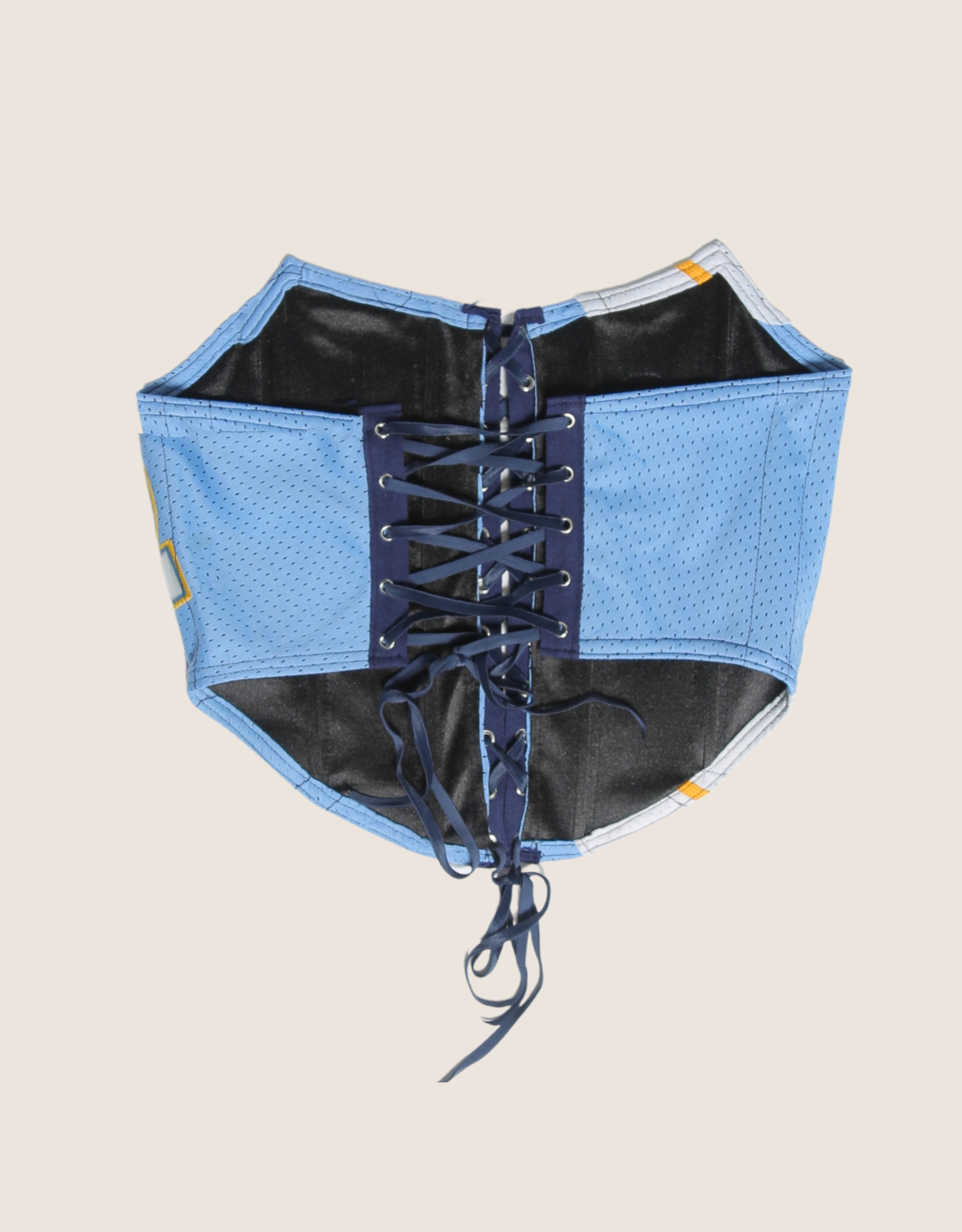 denver nuggets strapless lace front corset (s)