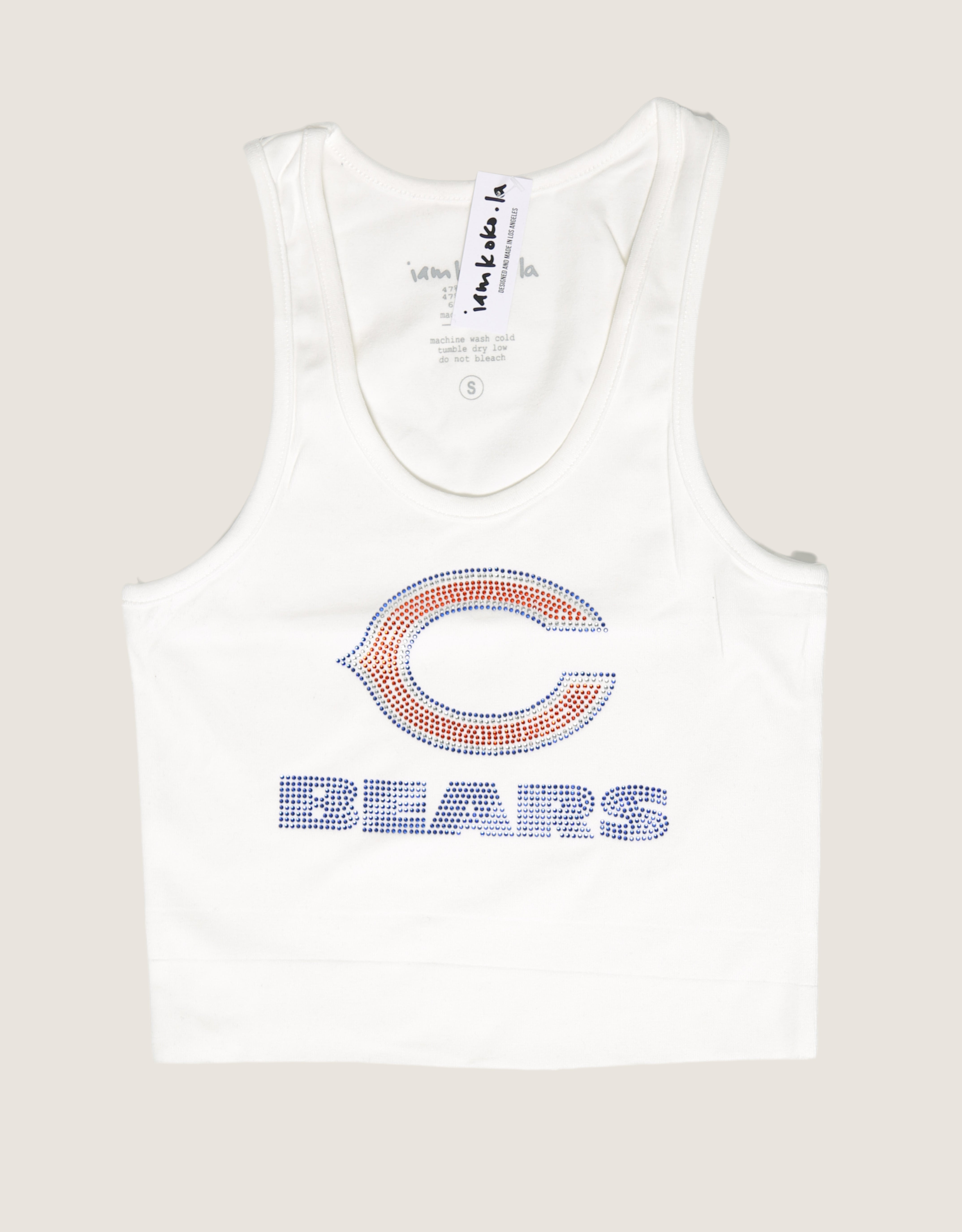 Chicago Bears bling tank