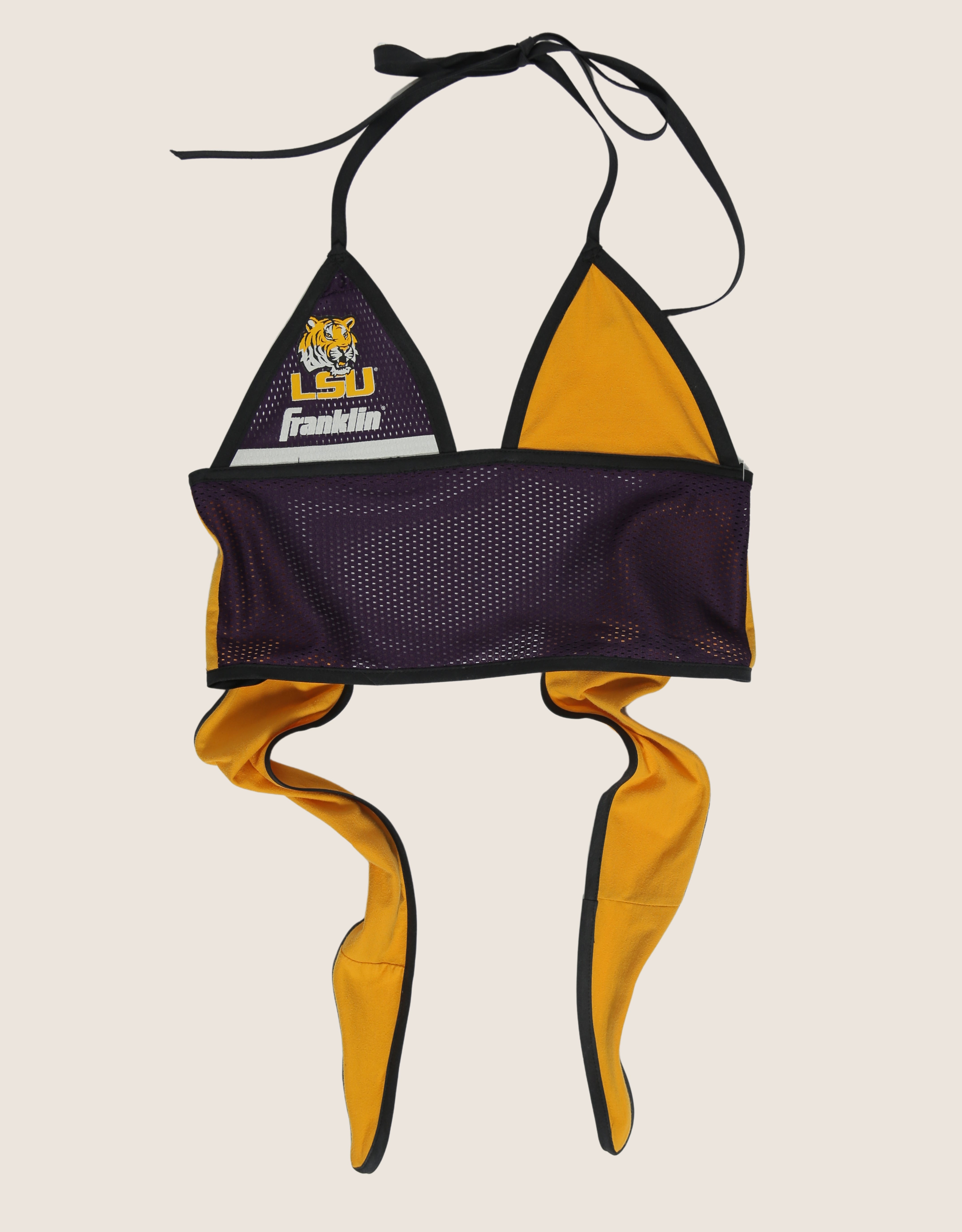 LSU tigers jersey halter top