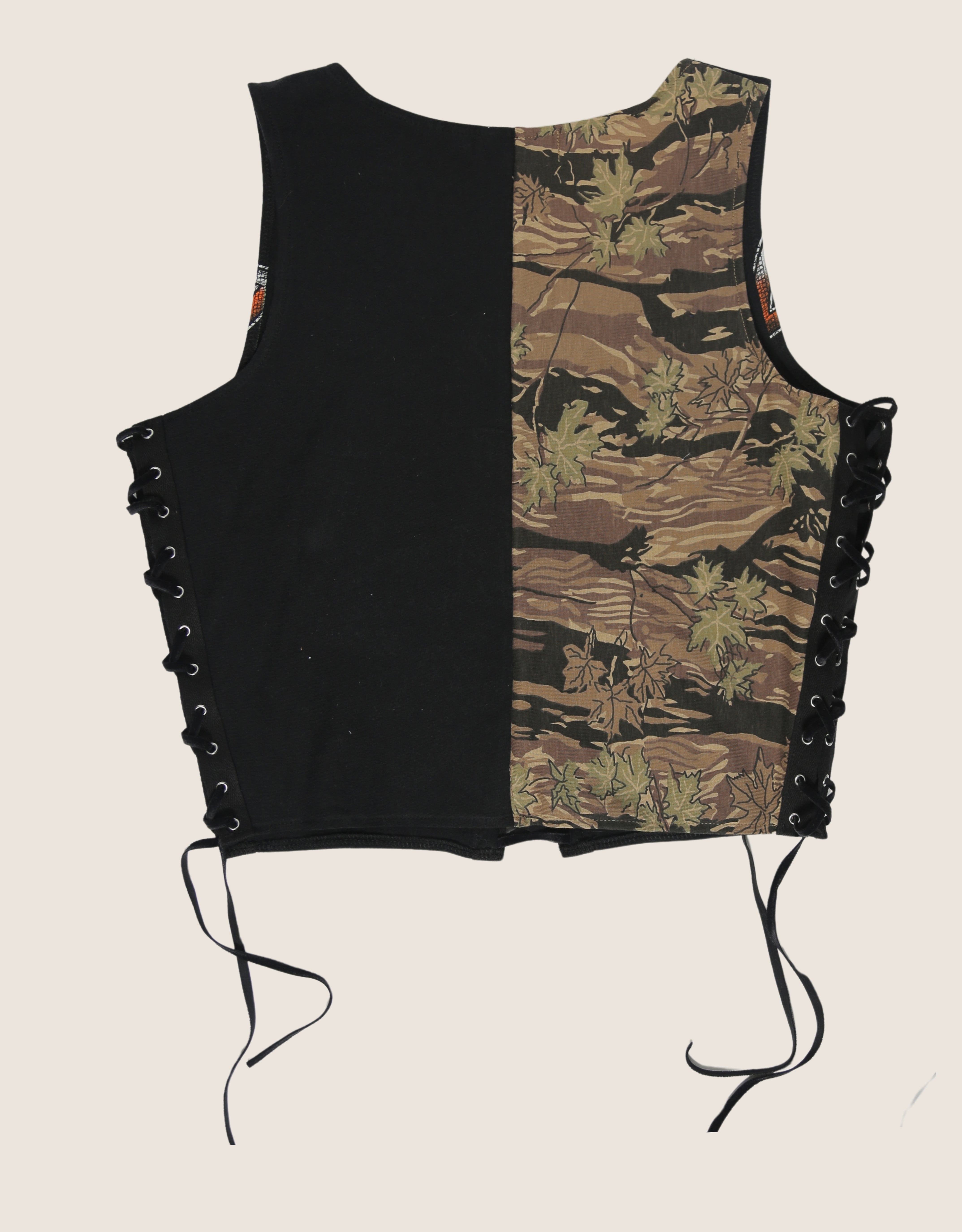 florida harley all laced up reworked tank (L/XL)