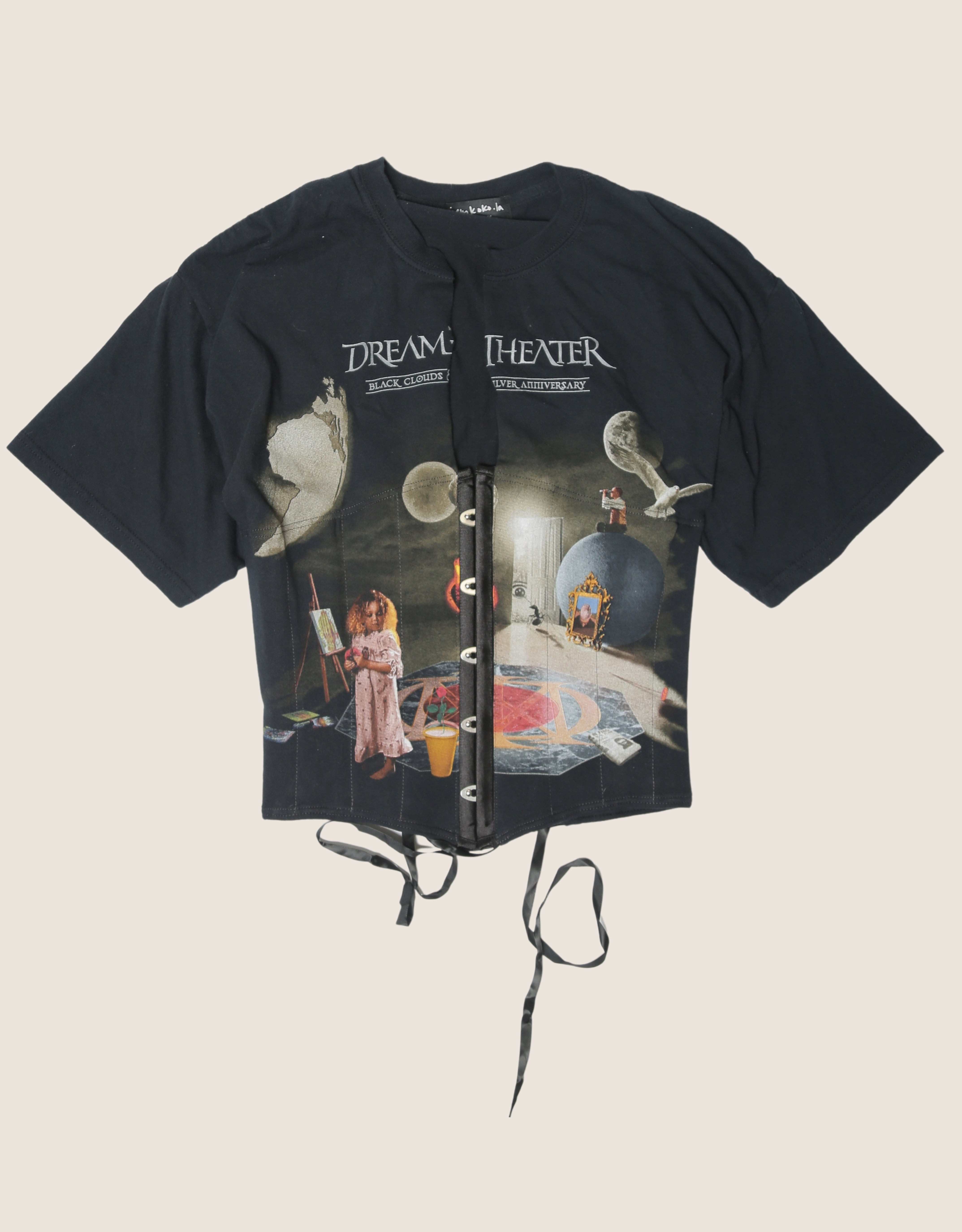 dream theater snap corset t shirt (M)
