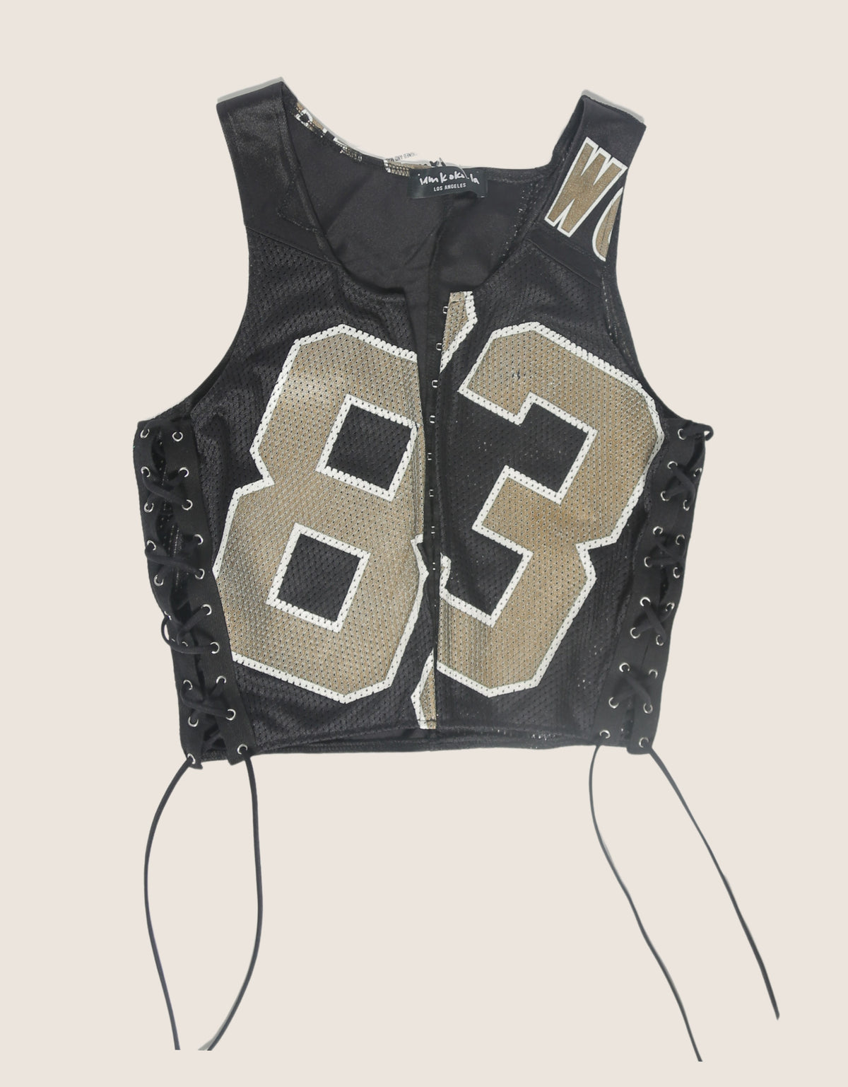 #83 hook and lace cropped tank (M)