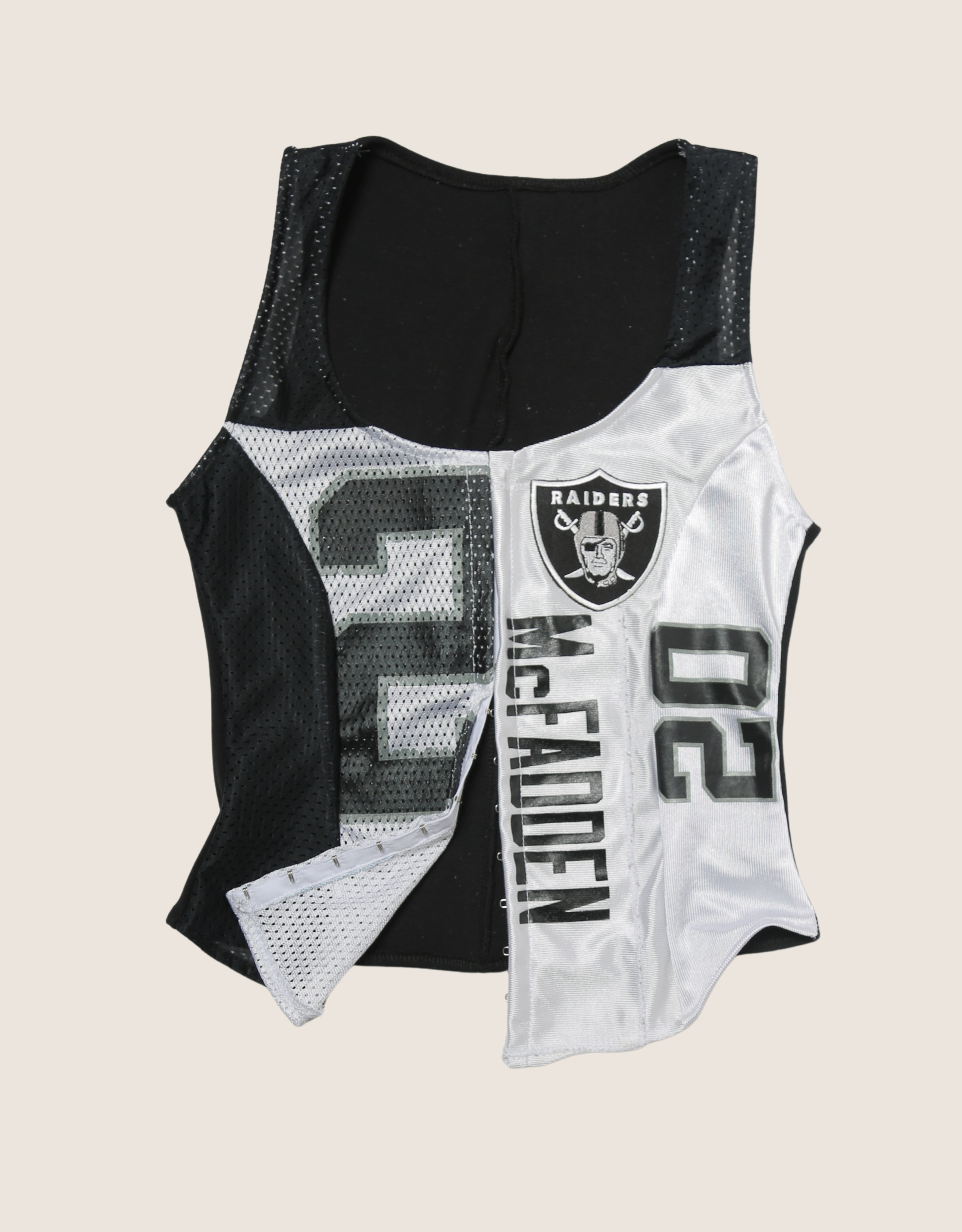 raiders hook and eye tank (extra small)