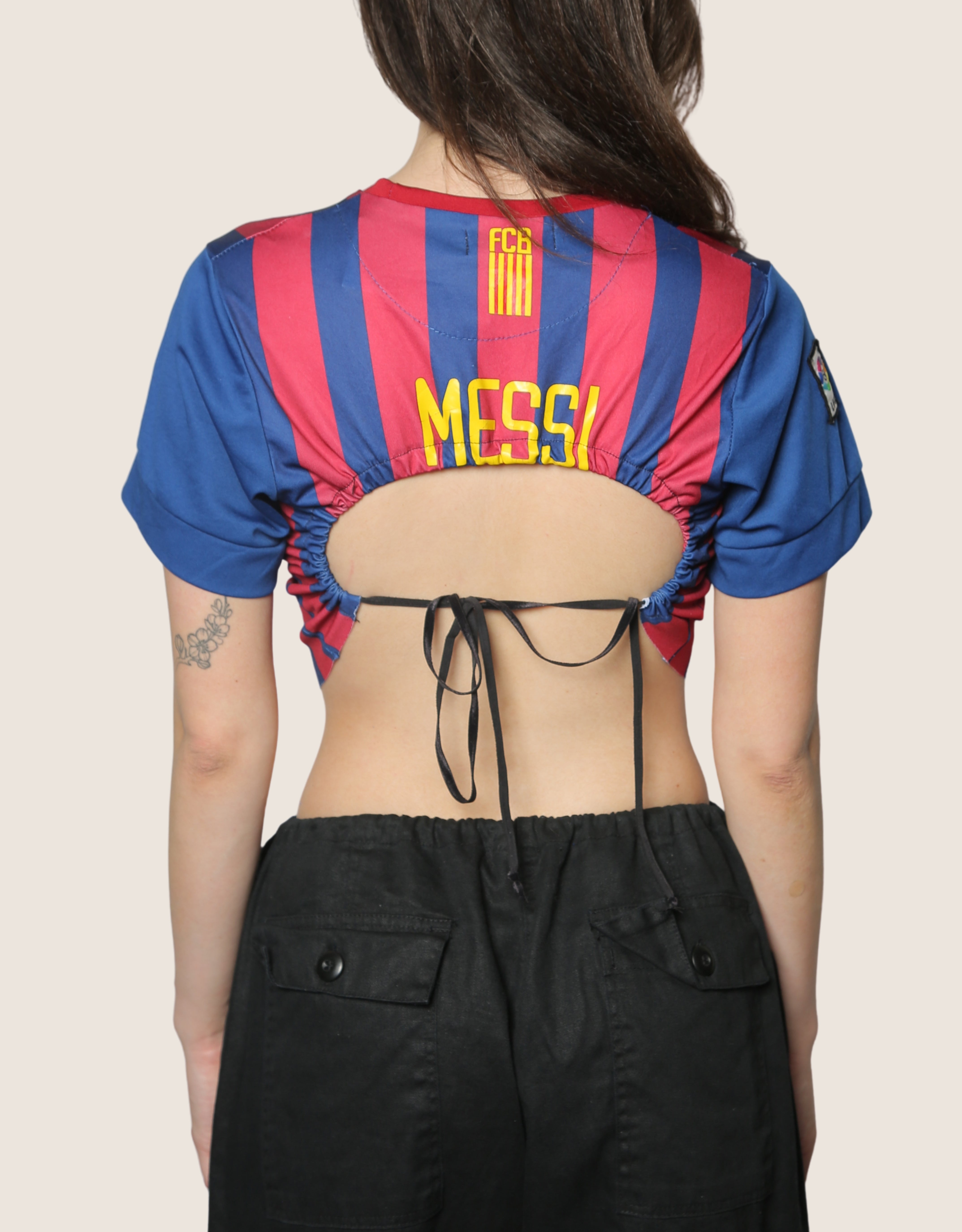 messi reworked scrunch back jersey