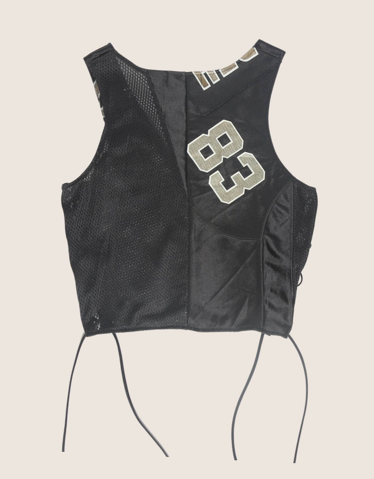 #83 hook and lace cropped tank (M)