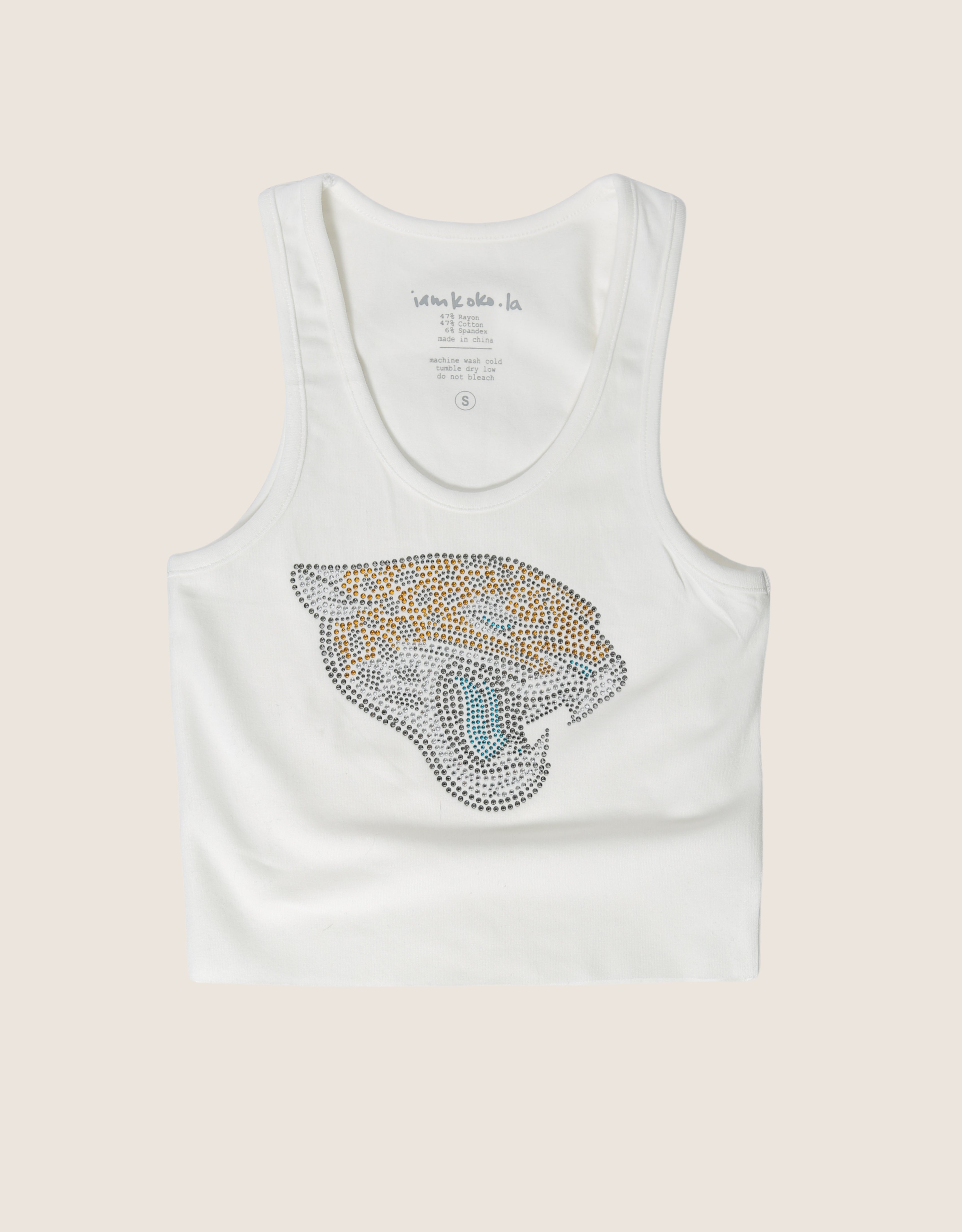 jacksonville jaguars bling tank