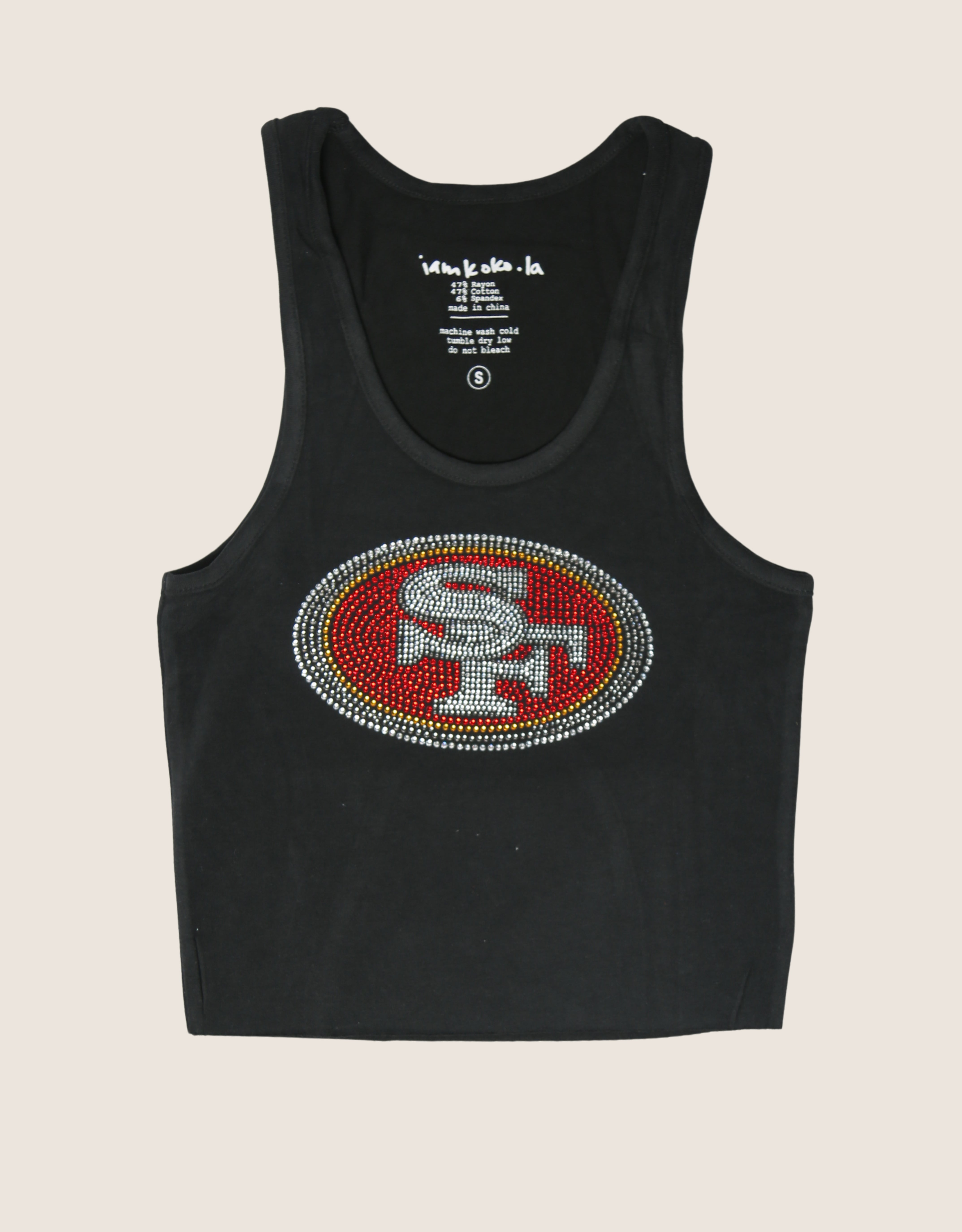 sf 49ers bling tank
