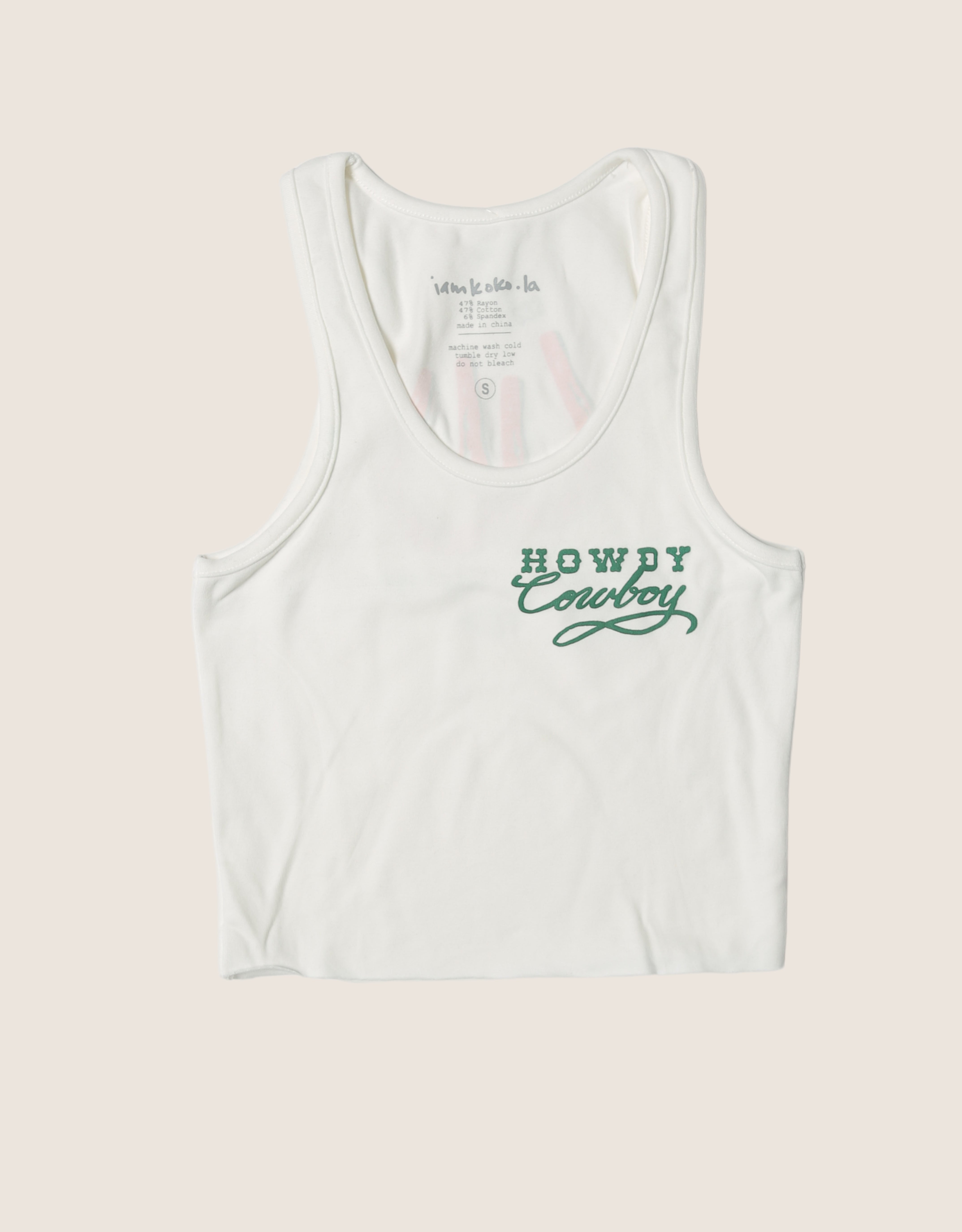 howdy cowboy iamkoko.la original tank