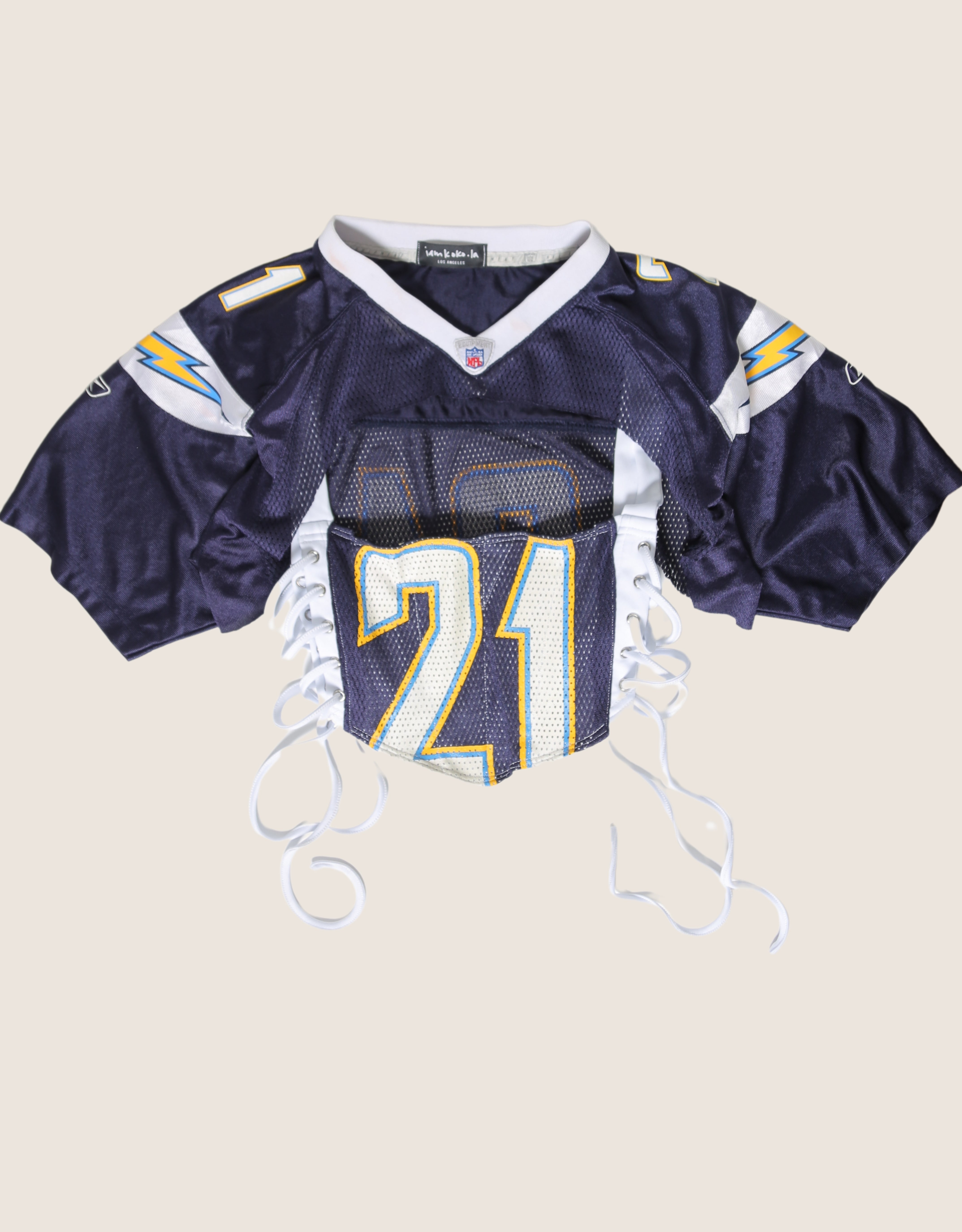 chargers reworked side lace corset with matching shrug
