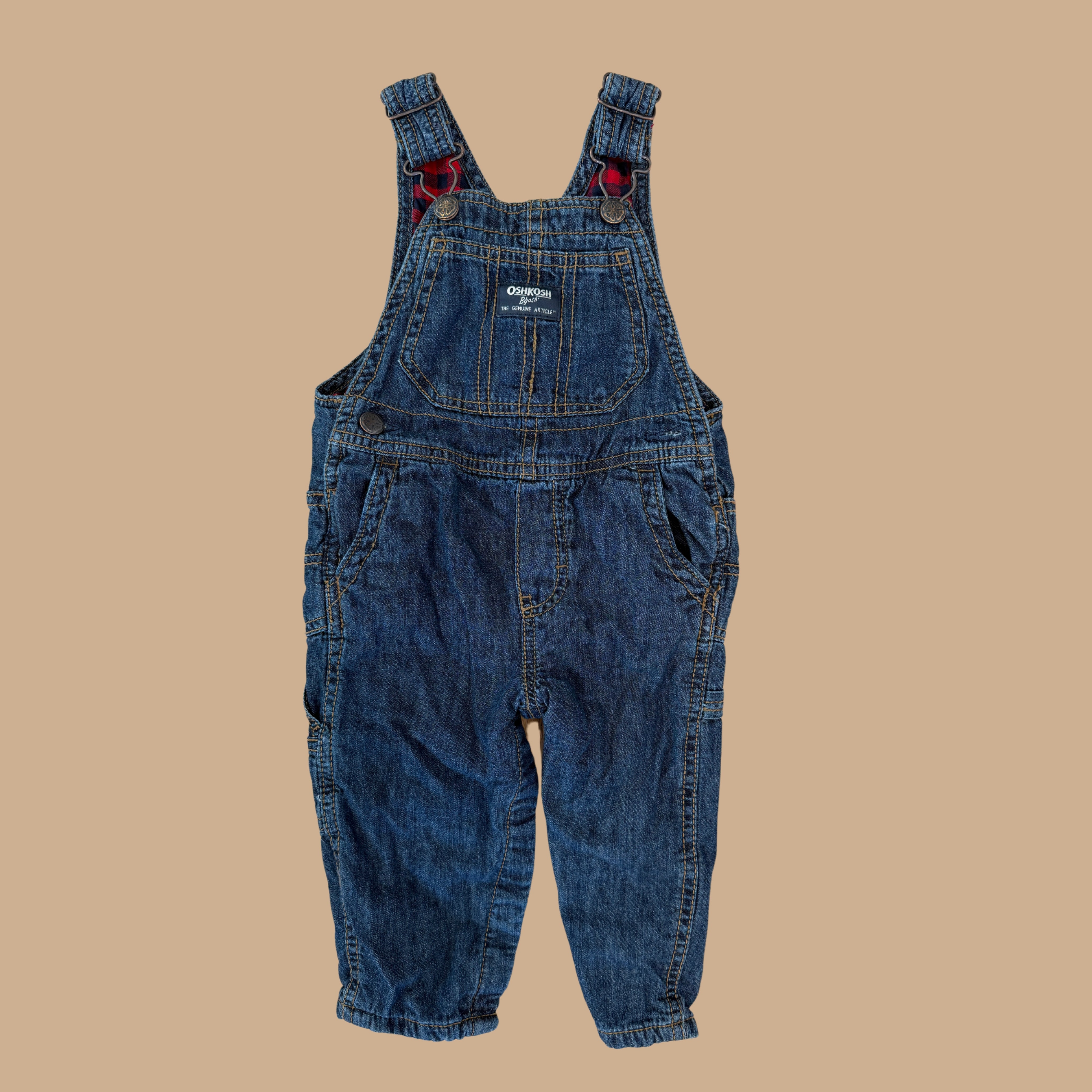 denim overalls (12M)