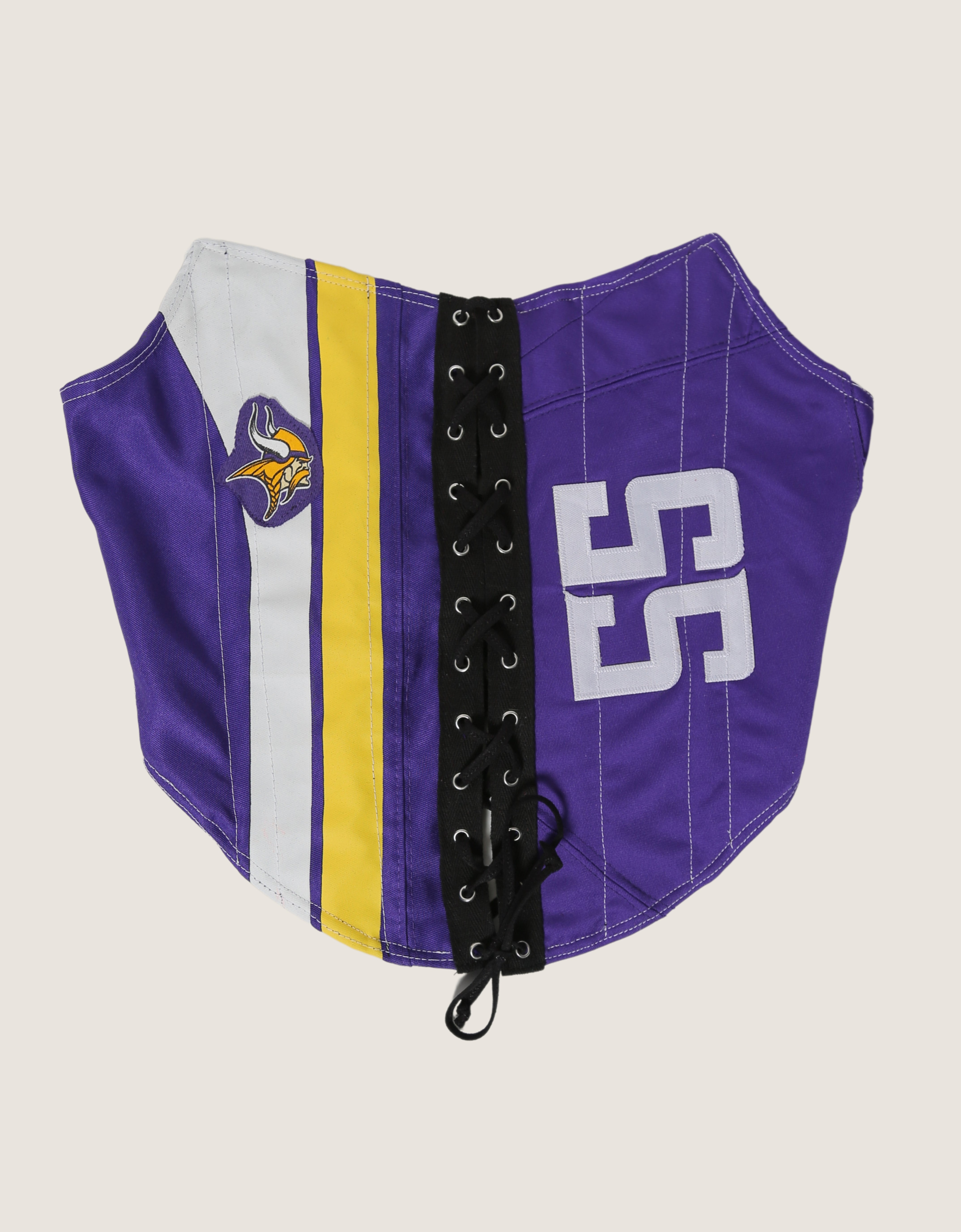 Minnesota Vikings reworked lace front corset