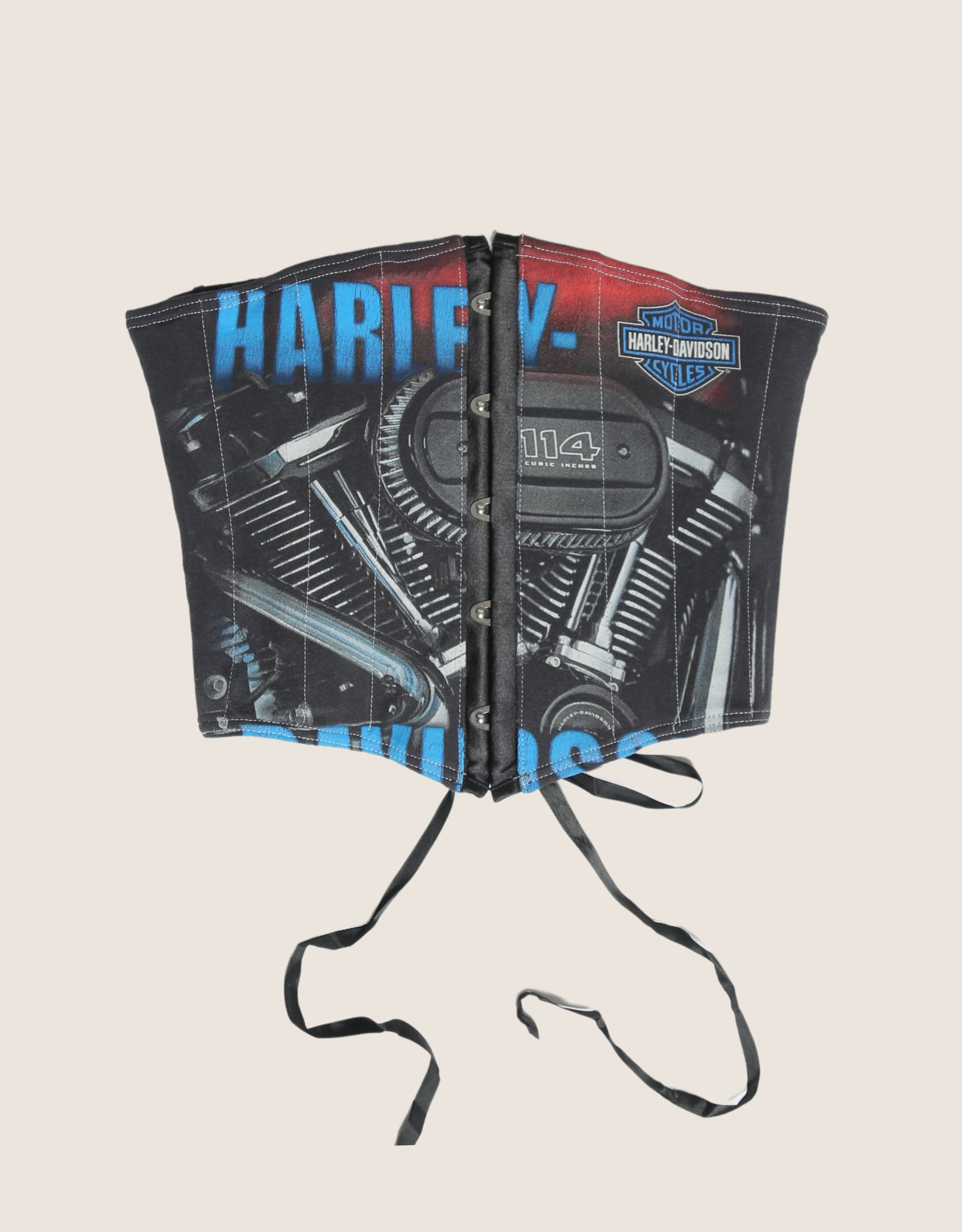 harley engine reworked snap corset (S)
