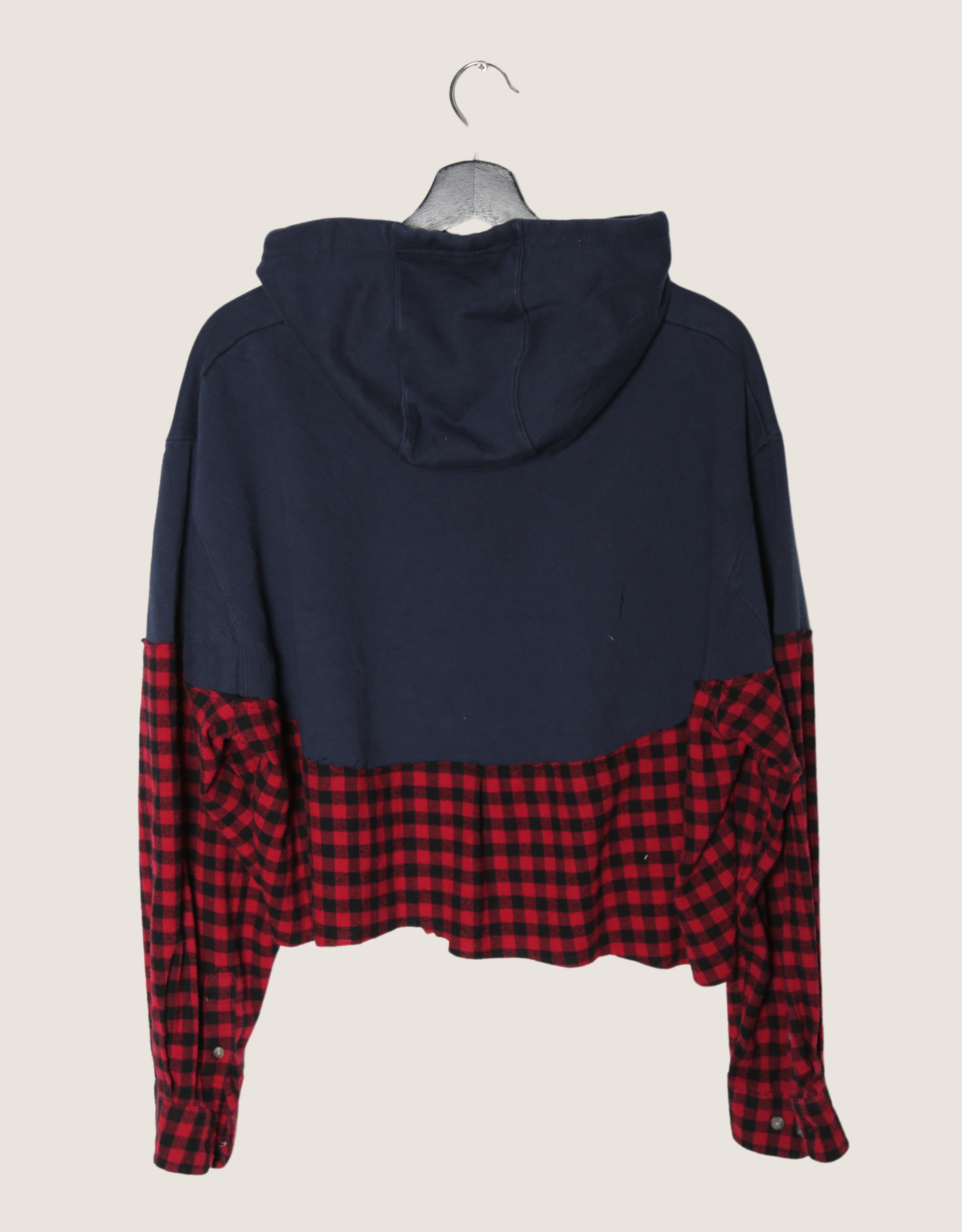 Texans Reworked Split Cropped Hoodie