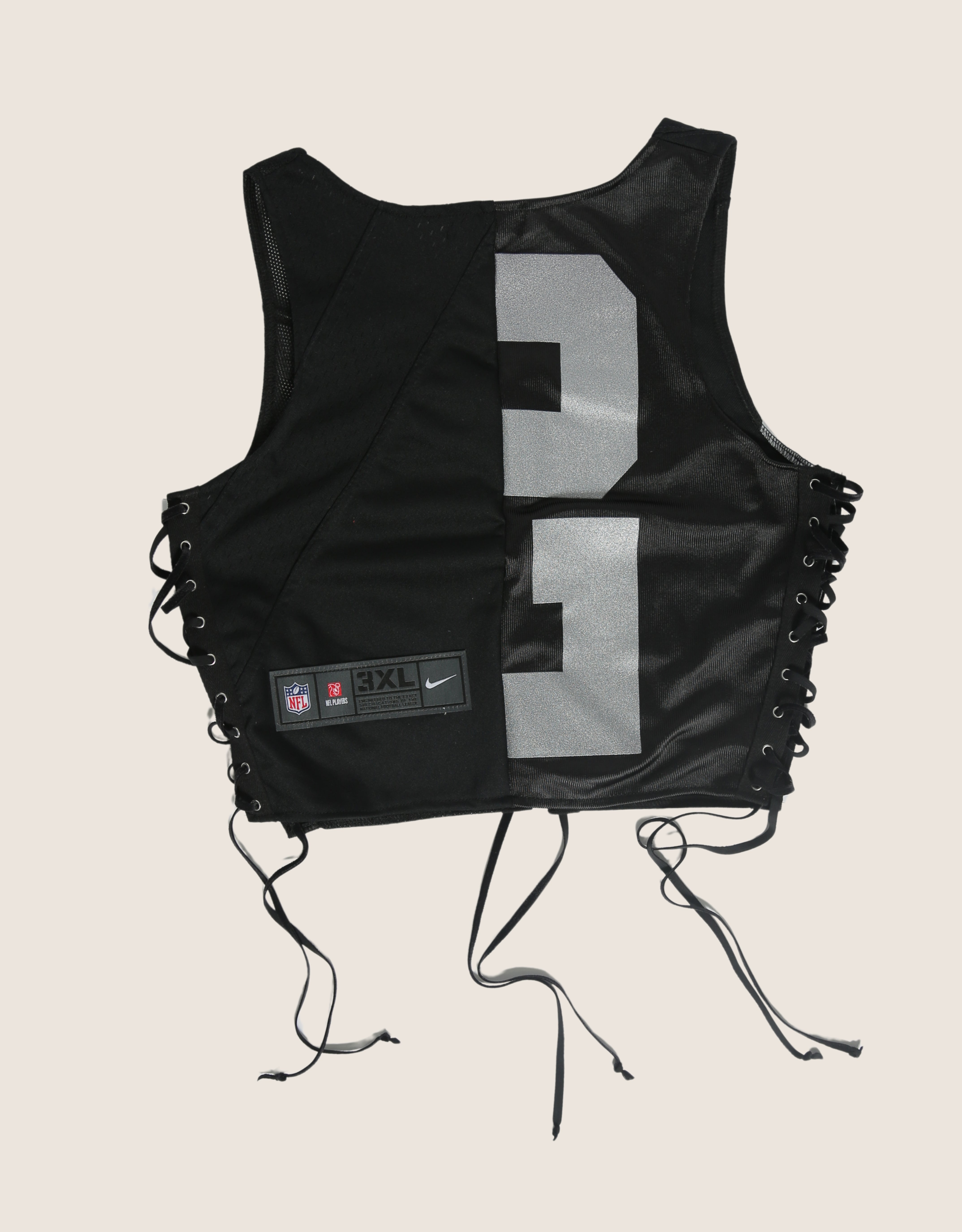 raiders all laced up reworked tank (medium/large)