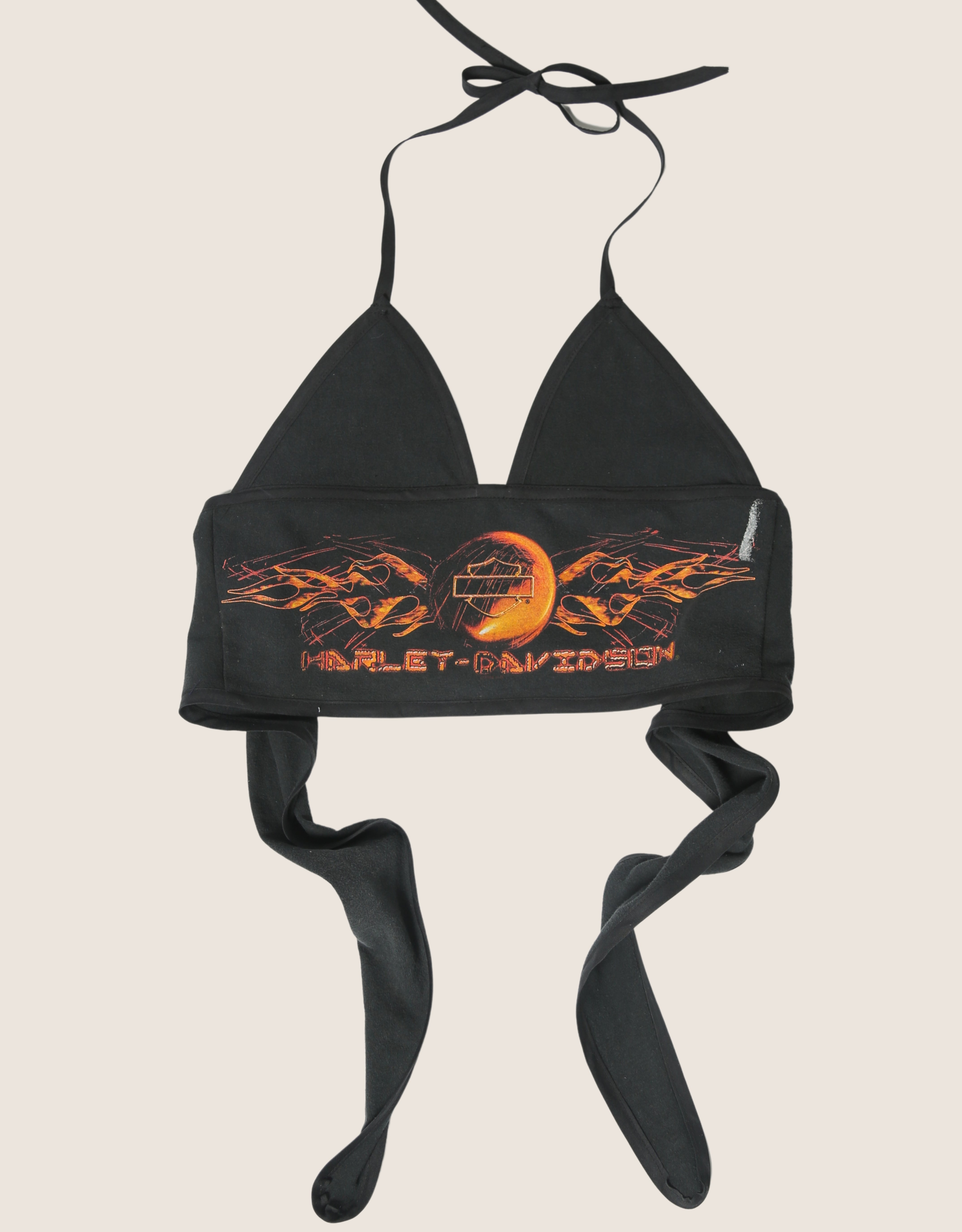 harley flames halter top