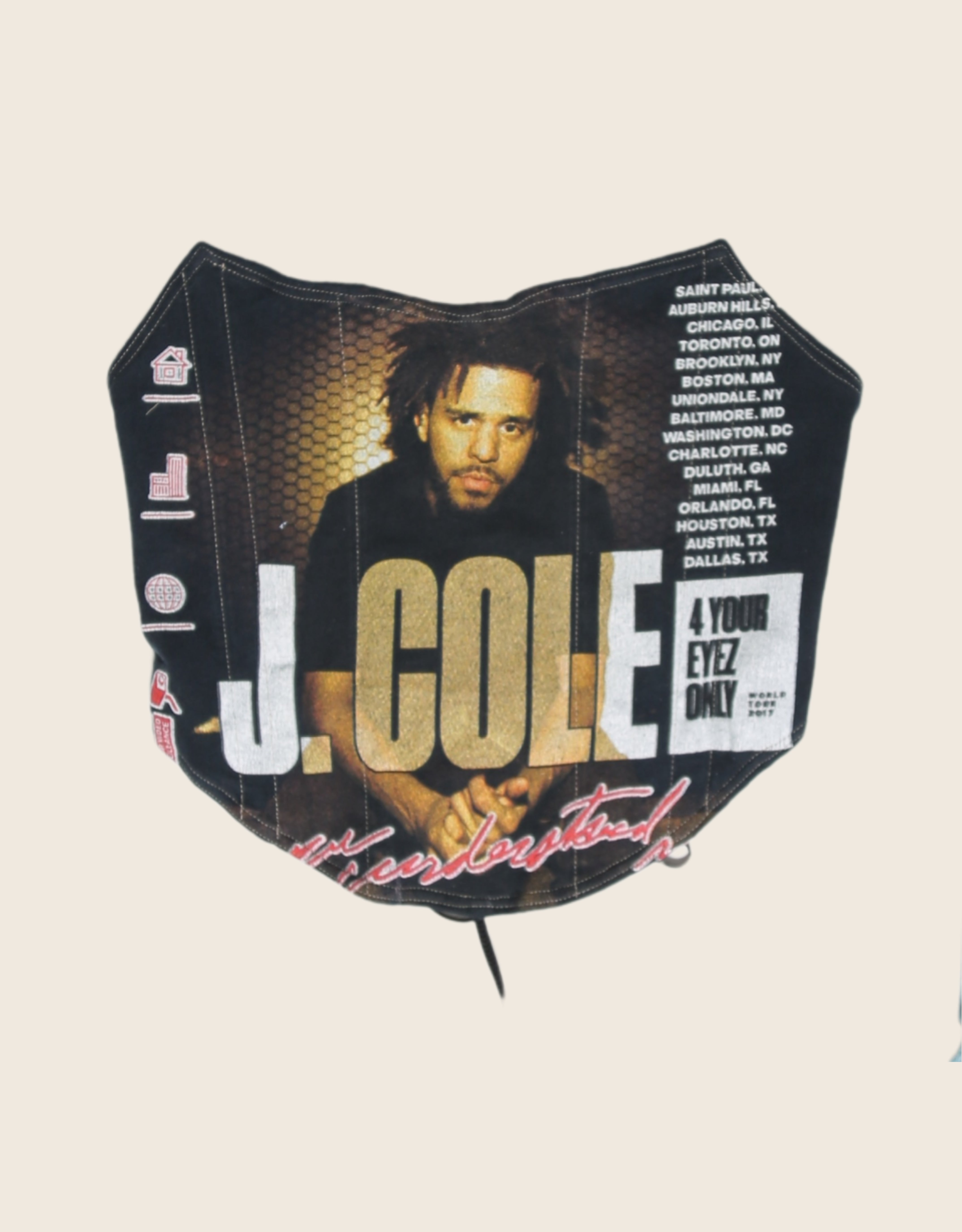 j cole reworked strapless corset