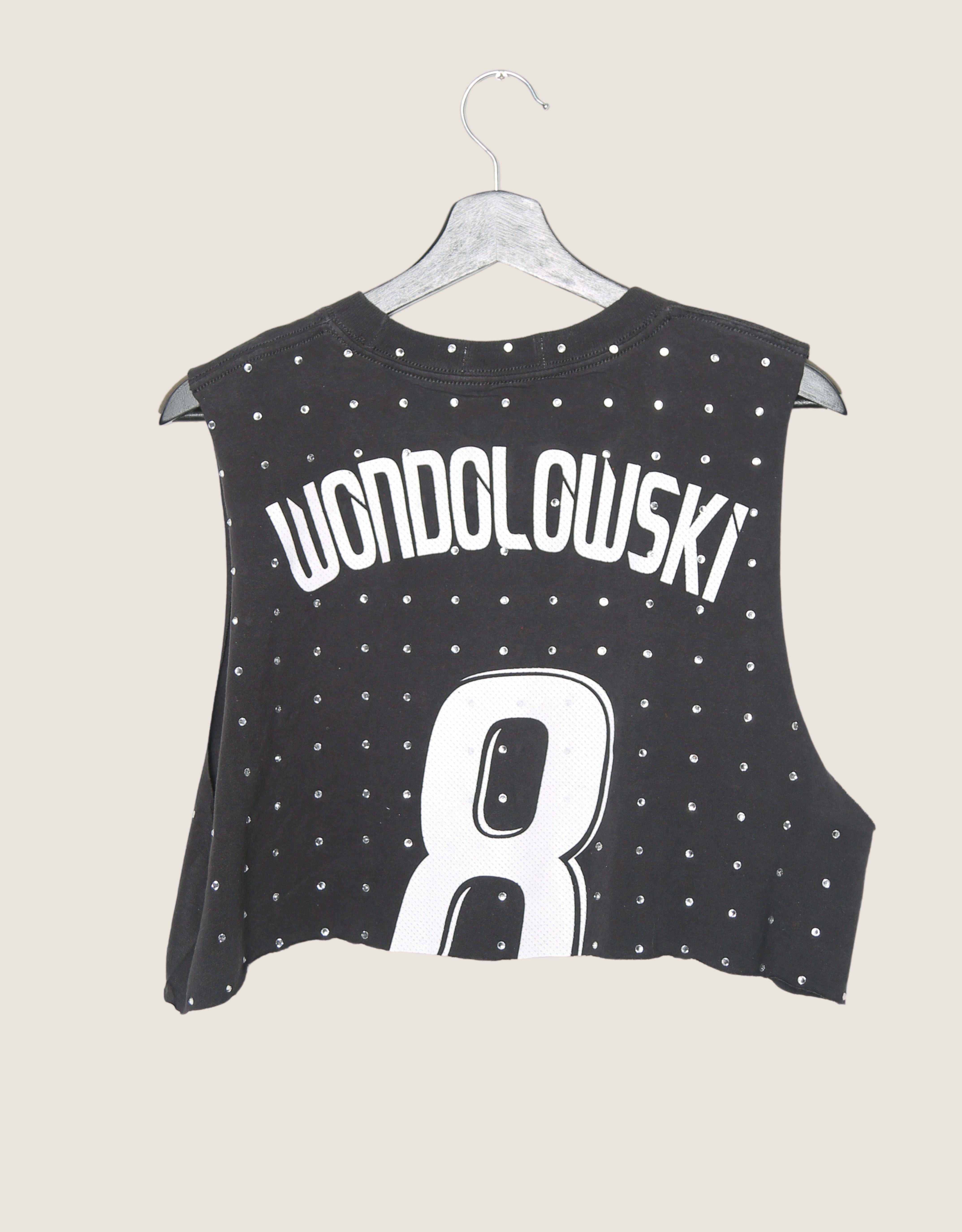 san jose soccer rhinestone muscle tank