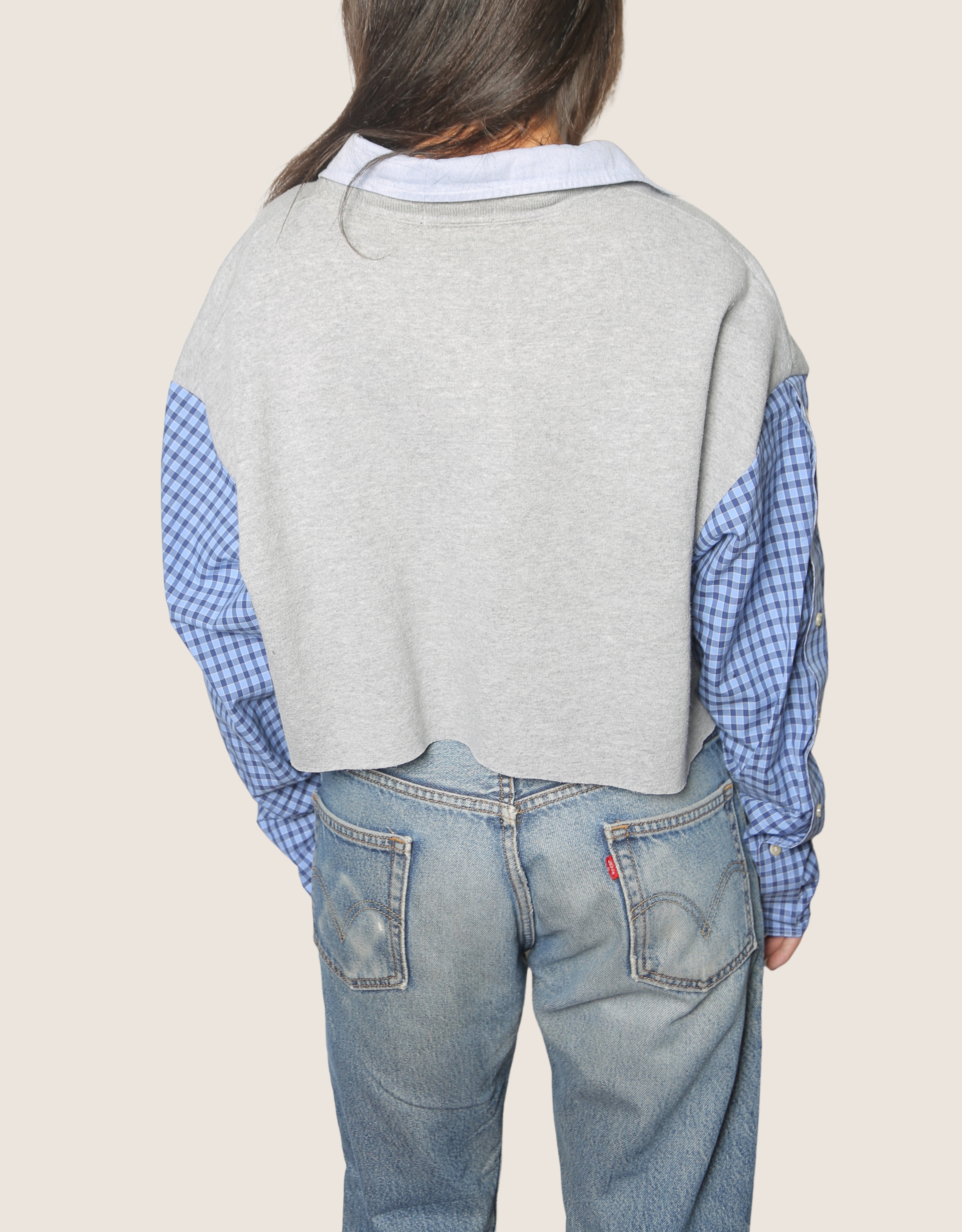 new york giants mix collar sweatshirt