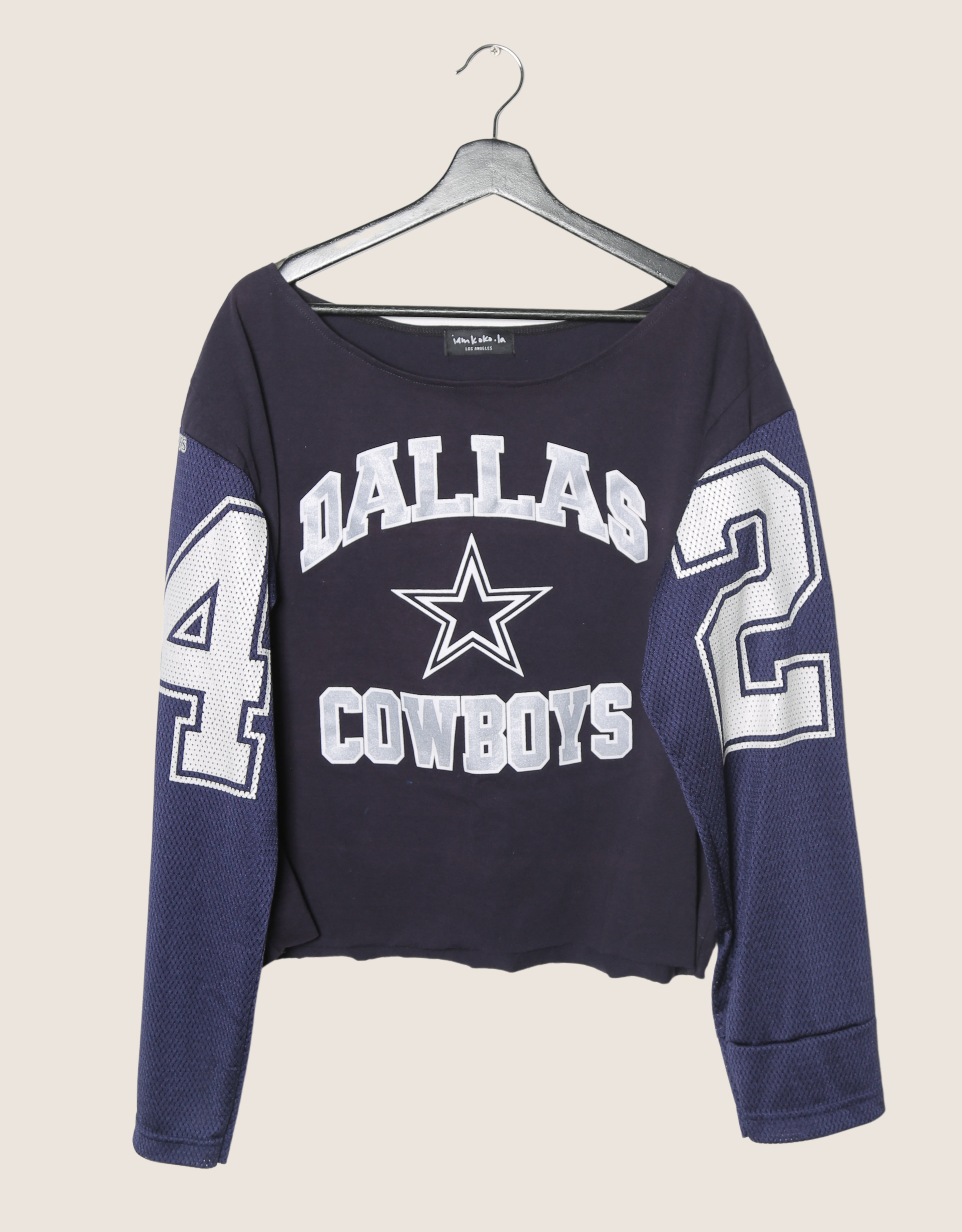 dallas cowboys off the shoulder top