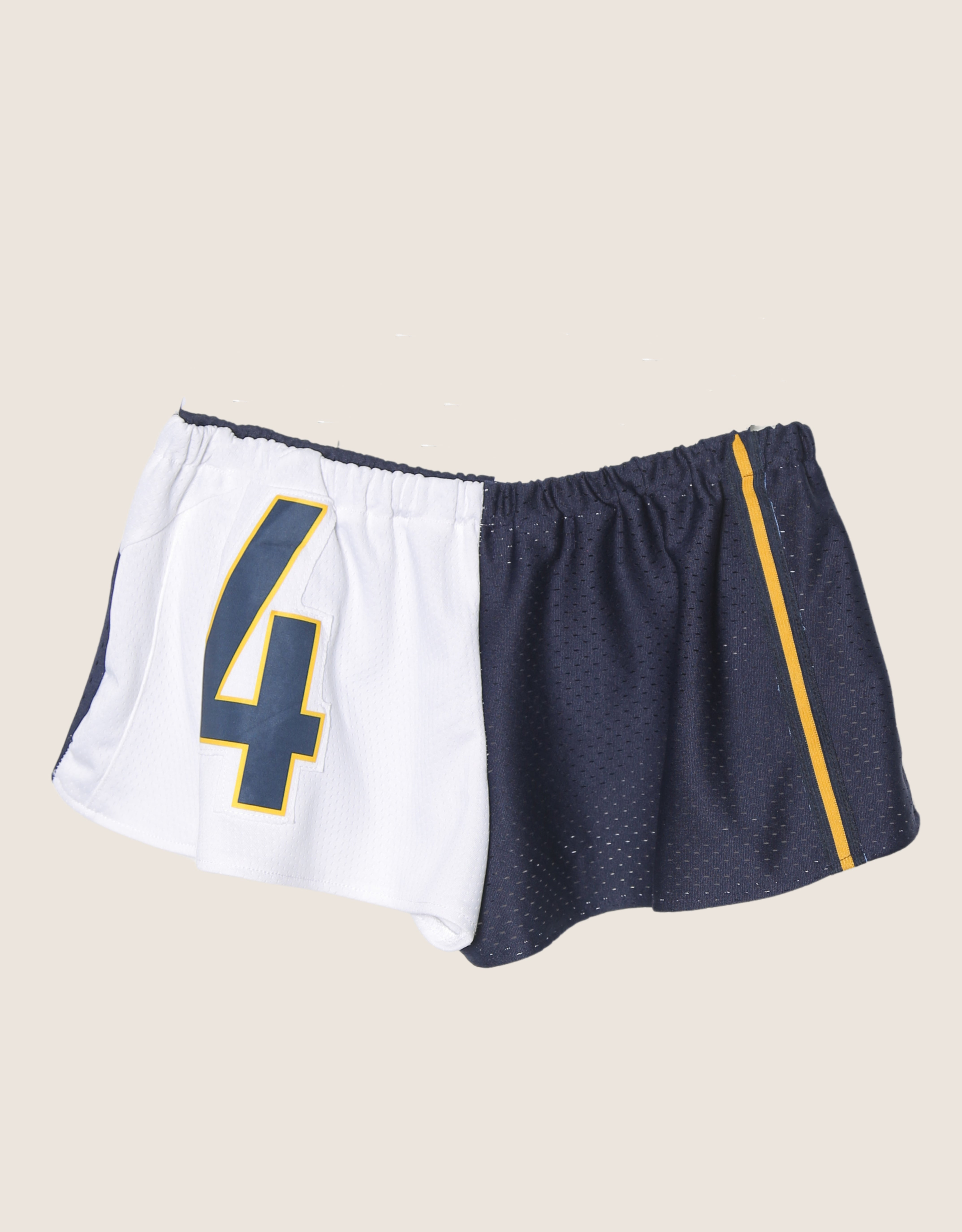 indiana pacers reworked mini shorts (s)