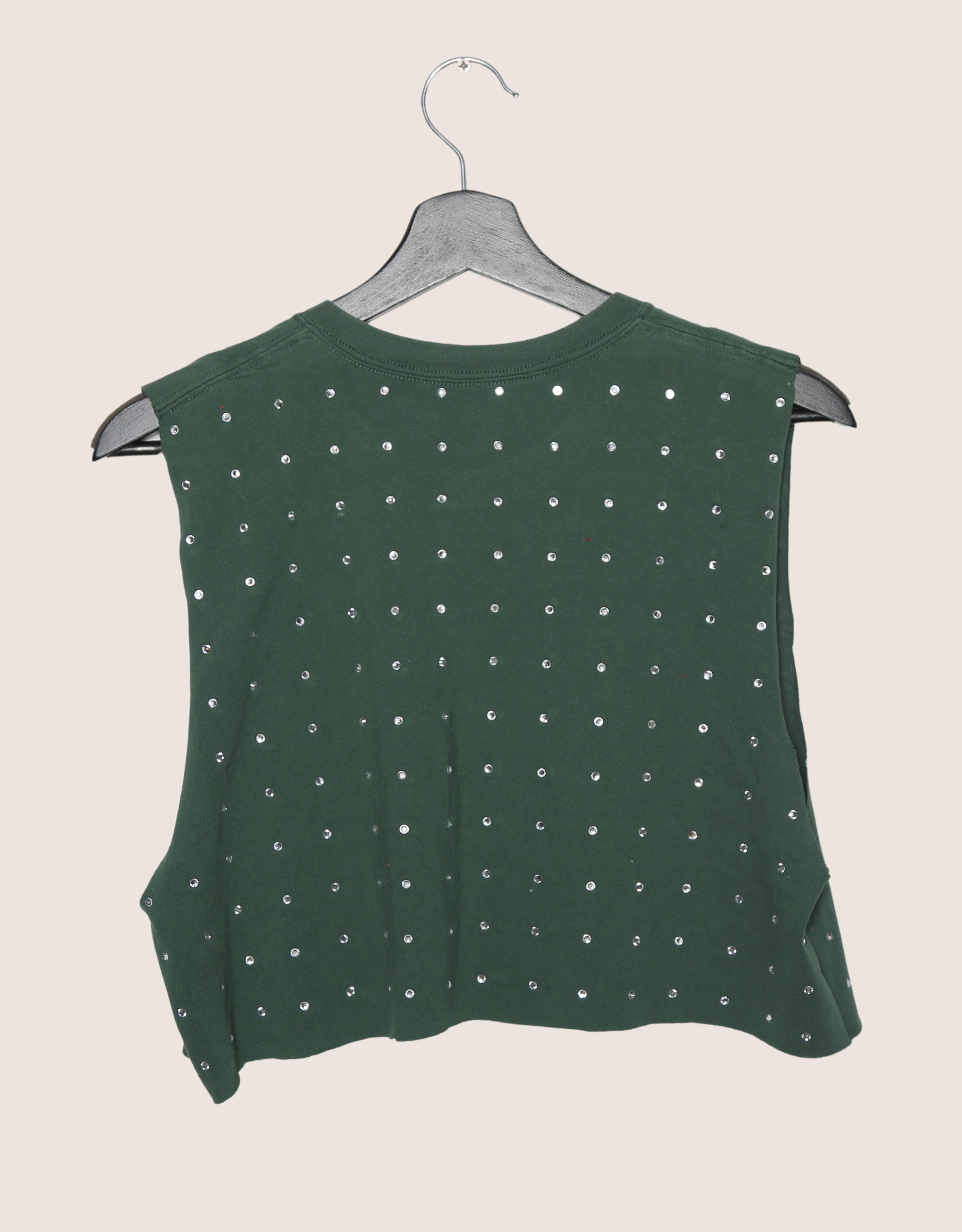 green bay packers rhinestone muscle tank