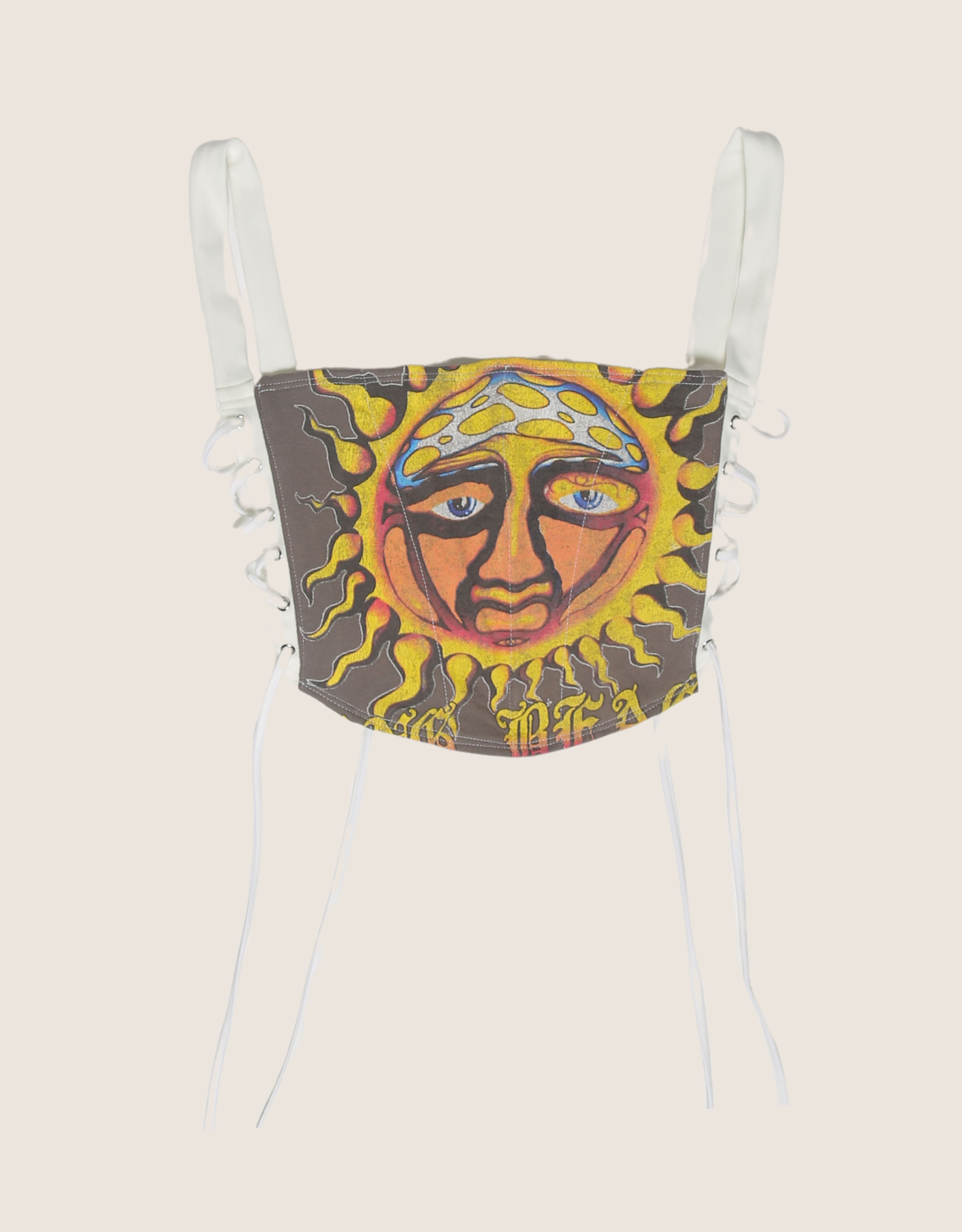 sublime reworked corset with matching shrug (M)