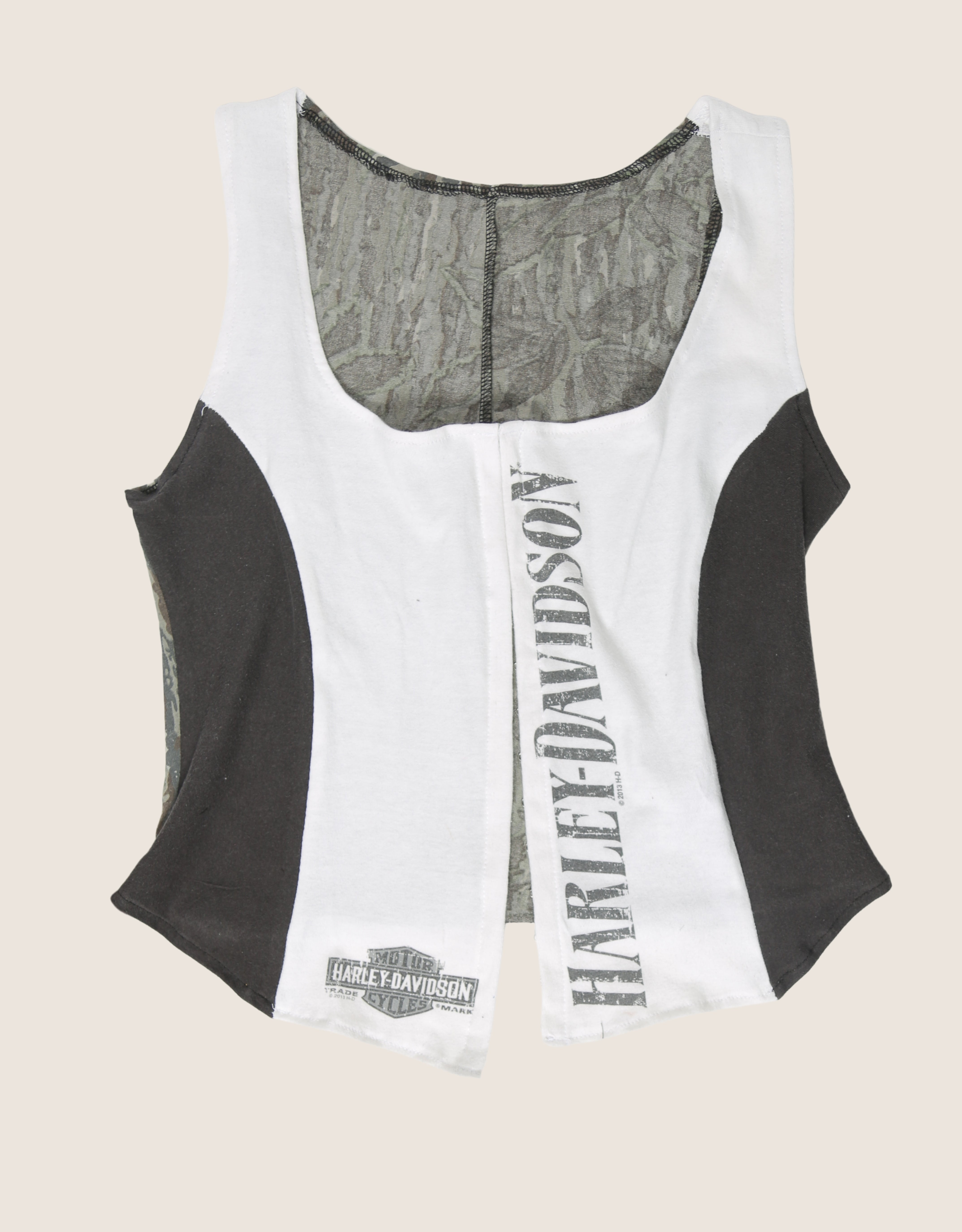 harley camo hook and eye tank (medium/ large)