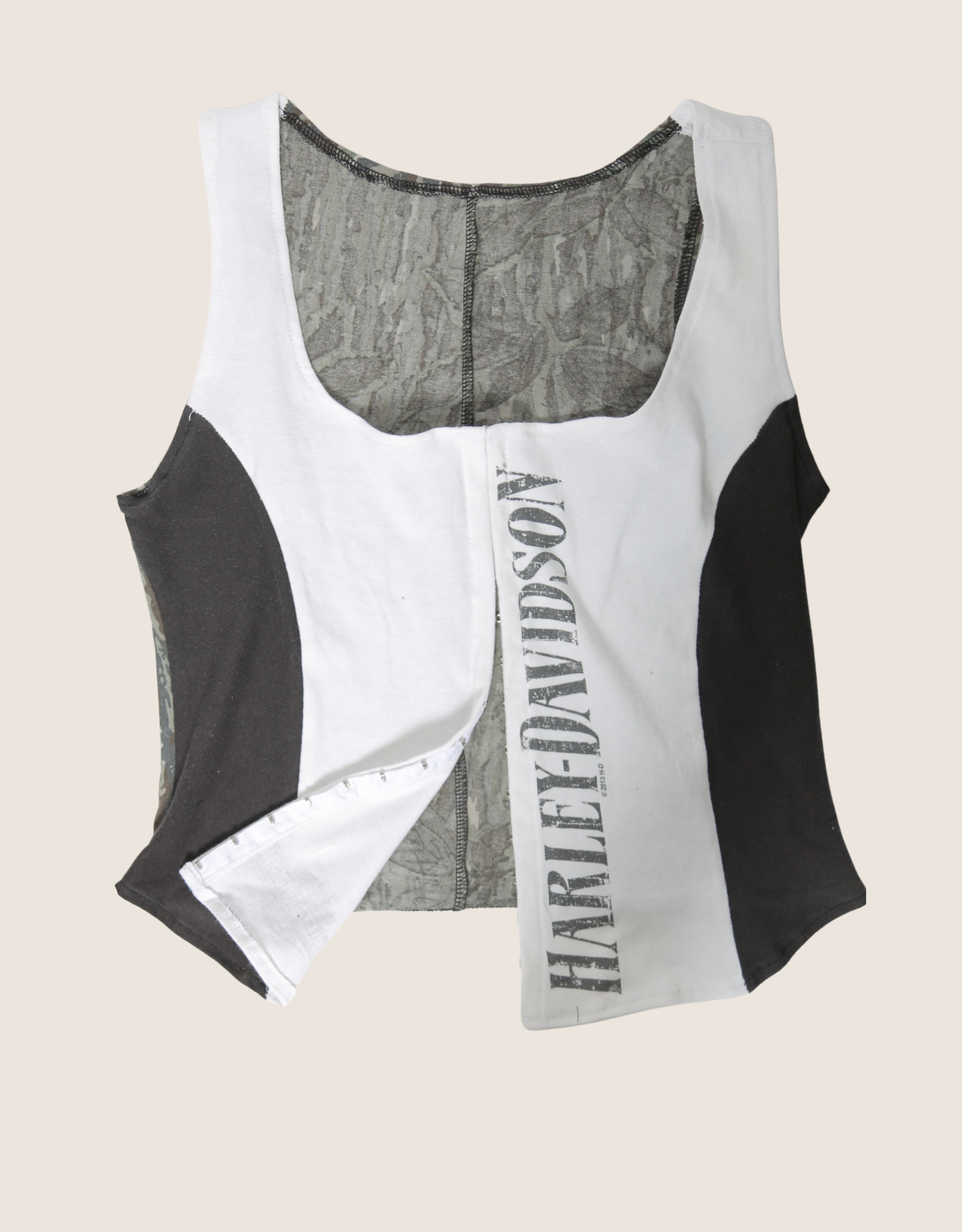 harley camo hook and eye tank (medium/ large)
