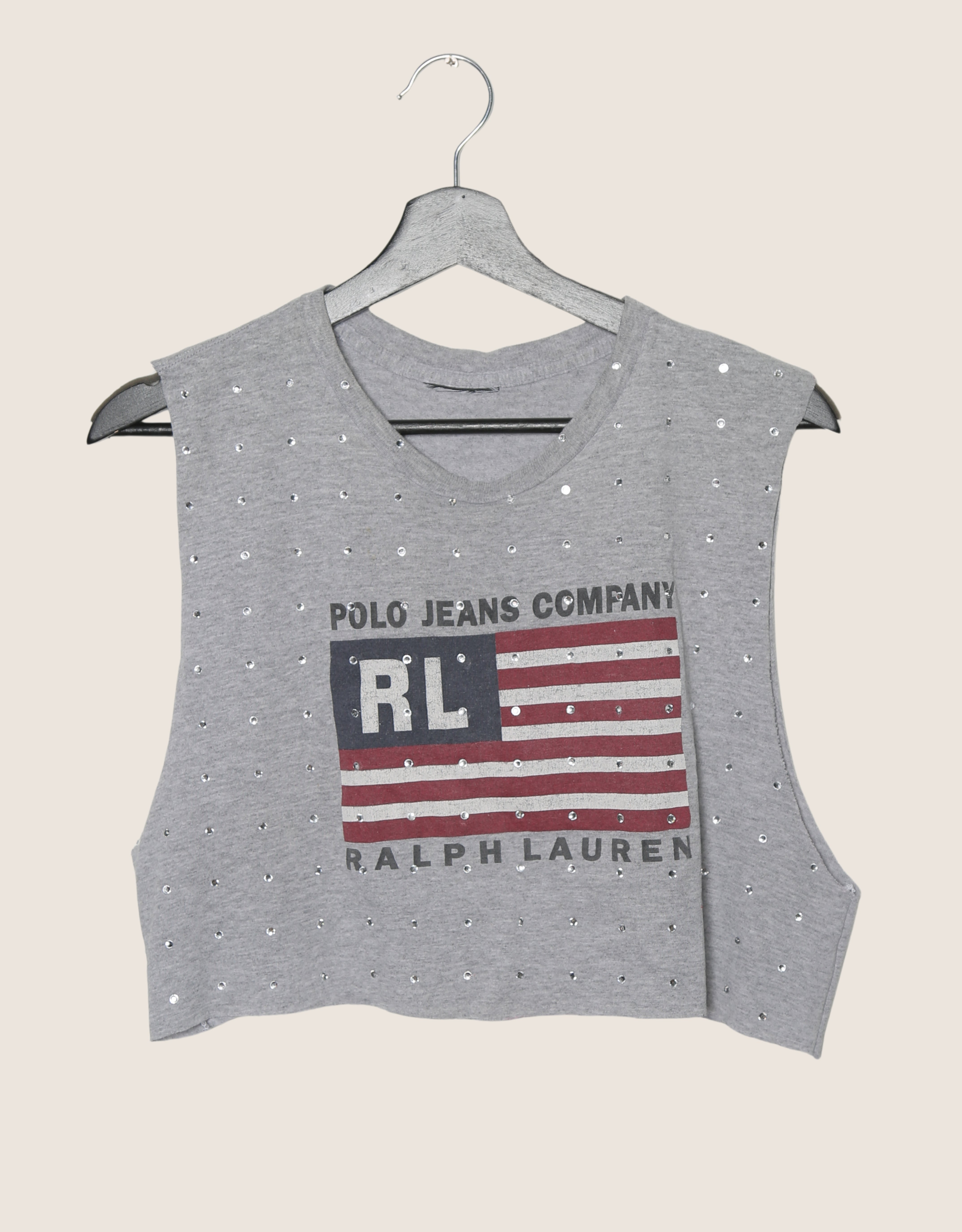 polo ralph lauren rhinestone muscle tank