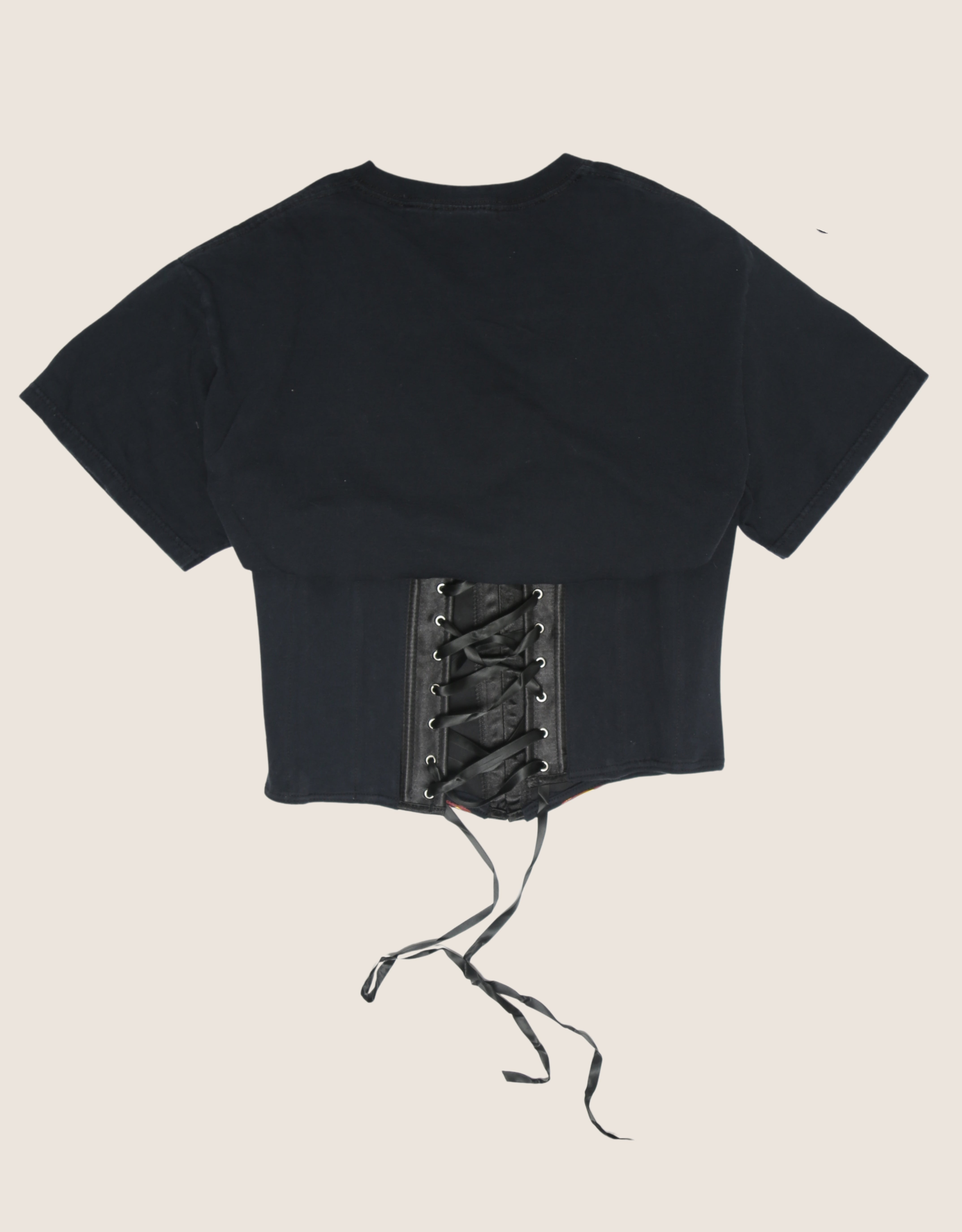 sons of anarchy snap corset t shirt (M)