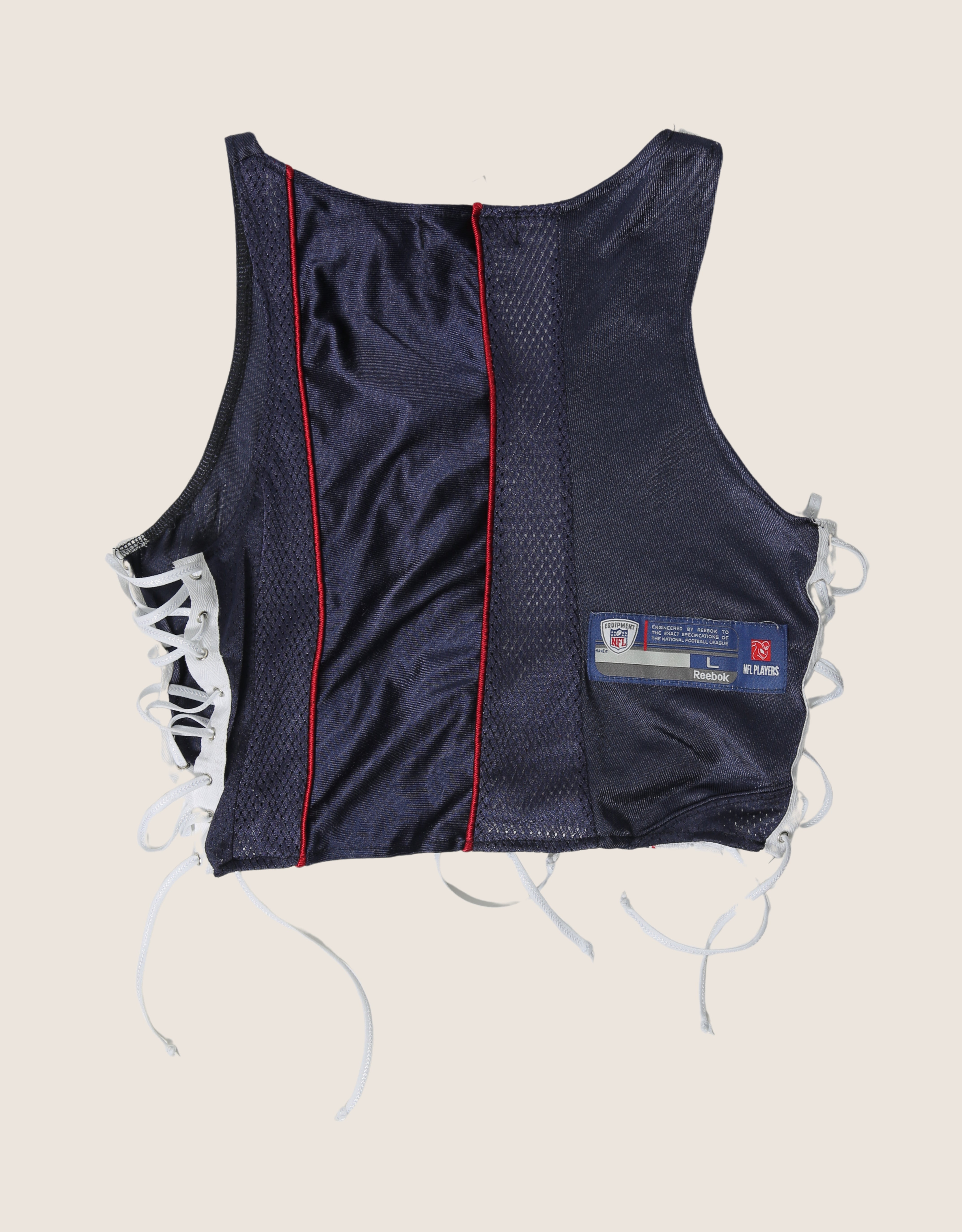 patriots all laced up reworked tank