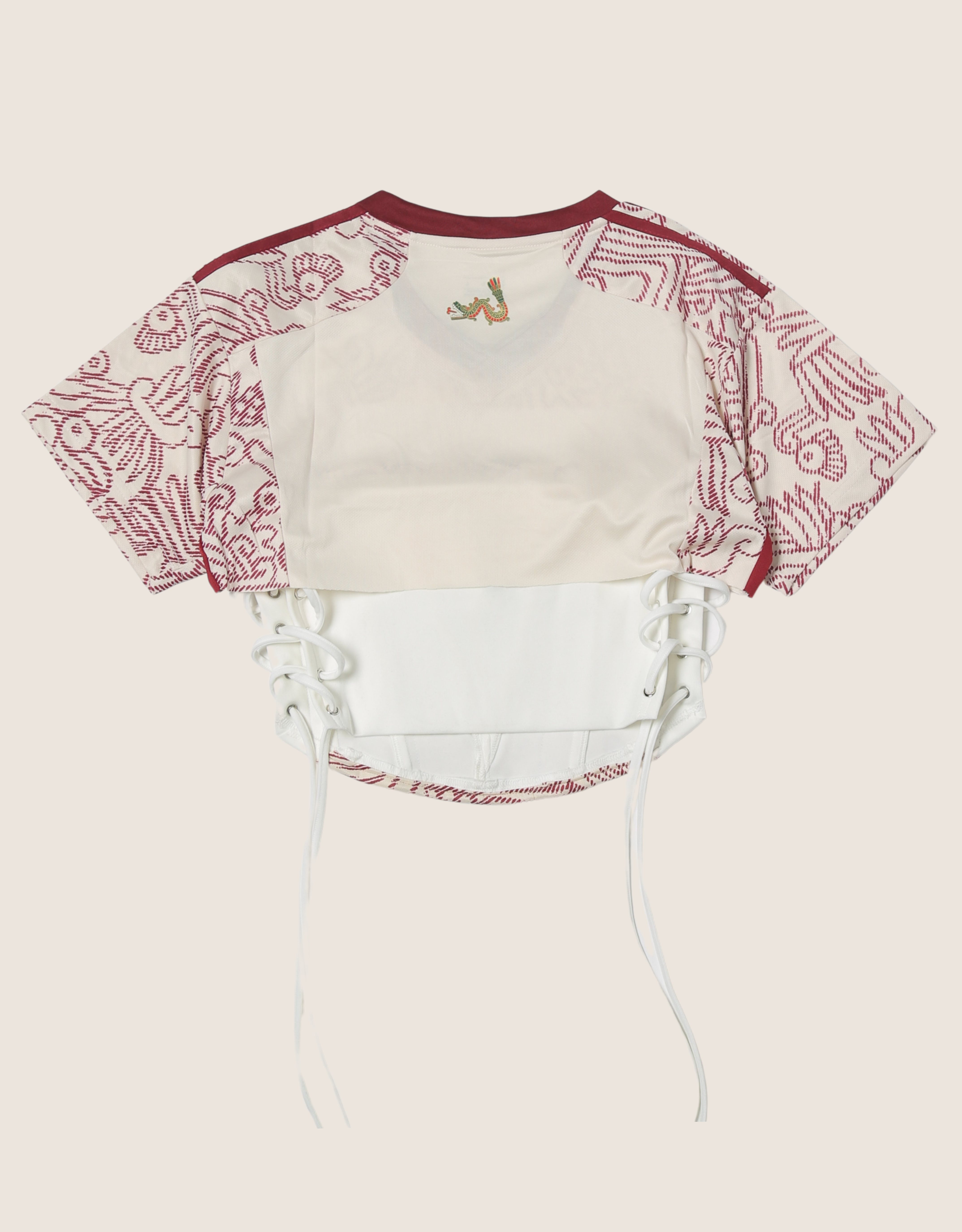 Mexico reworked corset with matching shrug